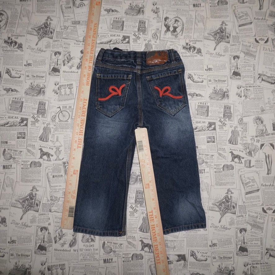 Rocawear 3T - Vintage Y2K rocawear denim pants embroider youth jeans Size 28 - 5 Thumbnail