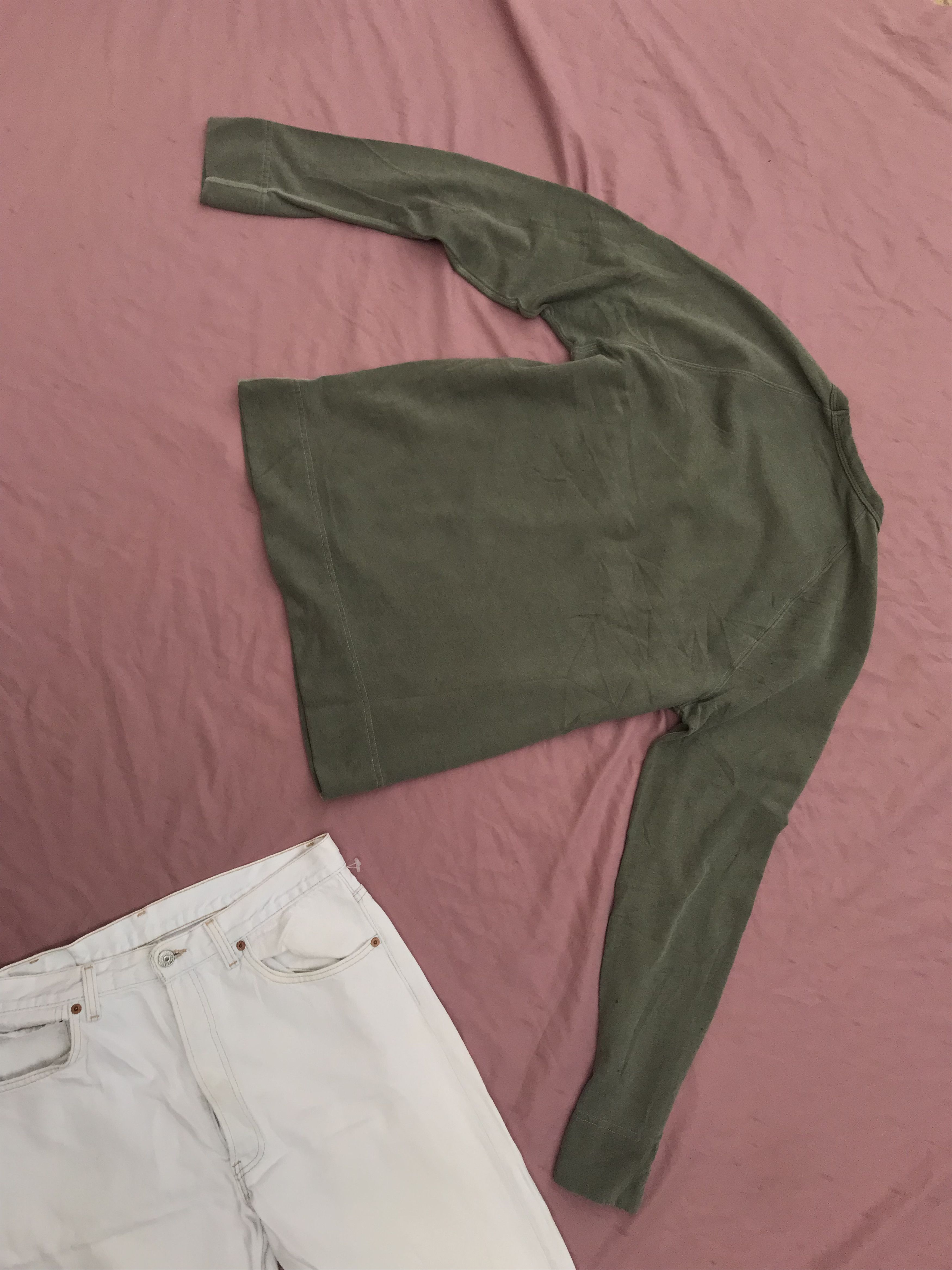 Buck Mason BUCK MASON MADE IN LOS ANGELES AMERICA GREEN WASHED CREWNECK Size US S / EU 44-46 / 1 - 8 Thumbnail