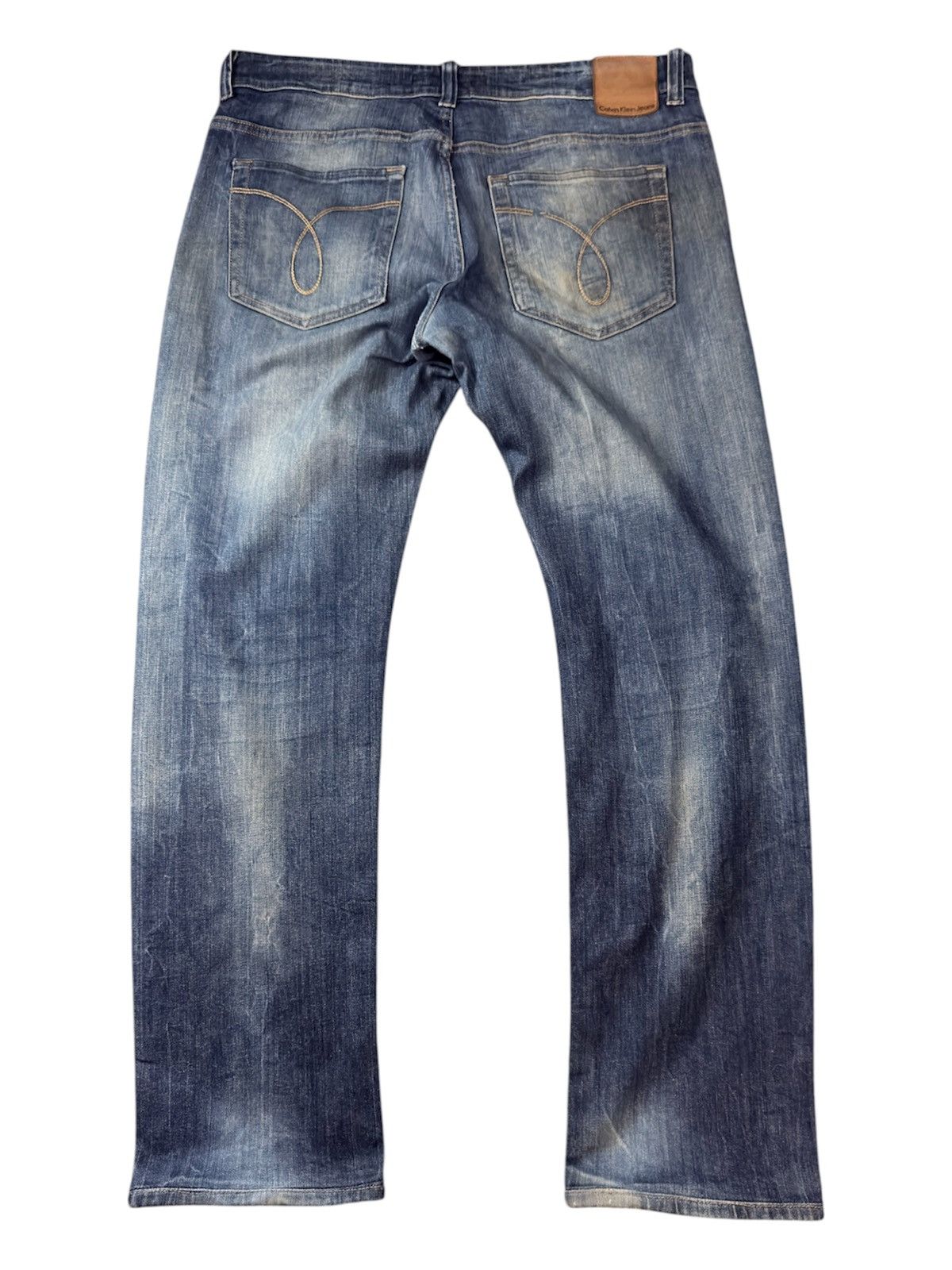 If Six Was Nine Archive Grunge Heavy Faded Dirty Calvin Klein Distressed Size US 36 / EU 52 - 2 Thumbnail