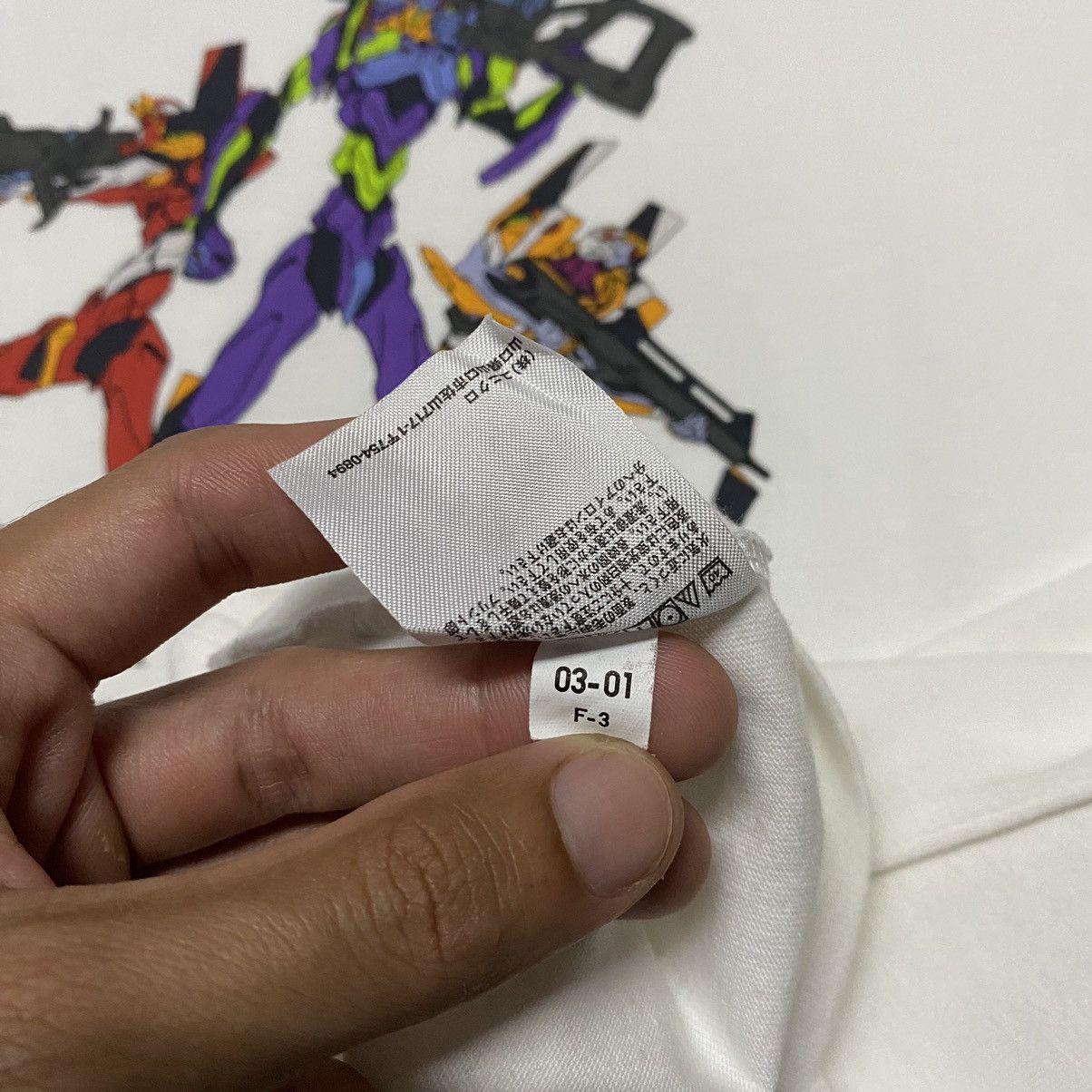Anime NEON GENESIS EVANGELION ANIME T-SHIRT UNIQLO XLARGE SIZE Size US XL / EU 56 / 4 - 10 Thumbnail