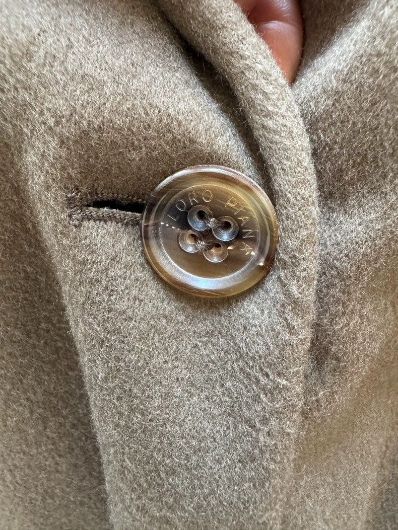 Loro Piana LORO PIANA Cashmere coat with watered fur collar Size M / US 6-8 / IT 42-44 - 3 Thumbnail