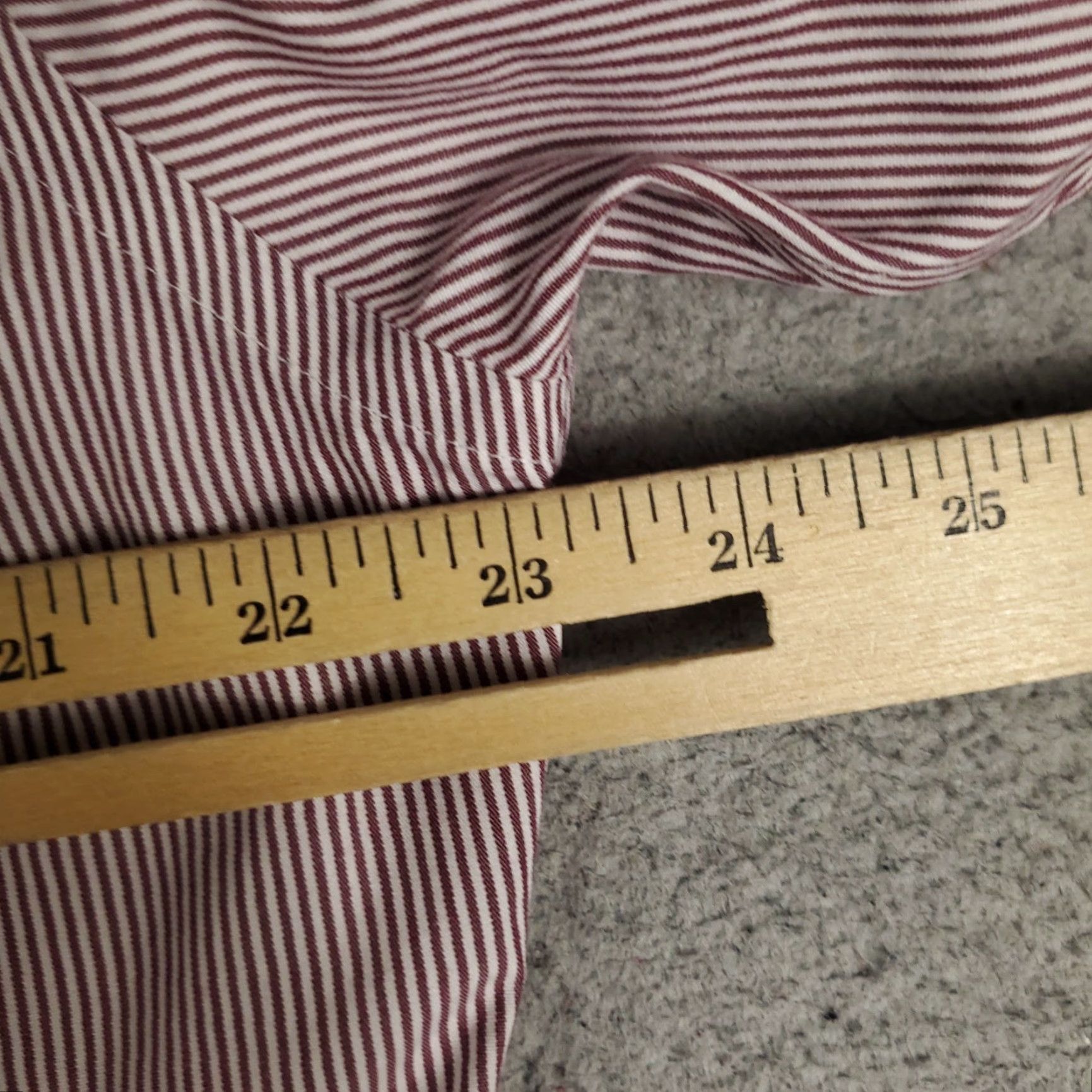 Brooks Brothers Brooks Brothers Shirt Mens 16 Burgundy Stripe Regent Dress Button Up Long Sleeve Size 42R - 5 Thumbnail