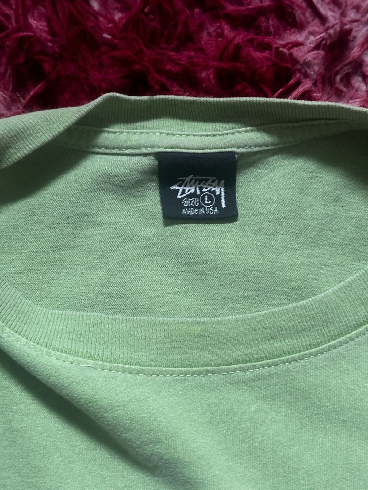 Stussy Stussy 8-ball pigment dyed tee Size US L / EU 52-54 / 3 - 3 Thumbnail