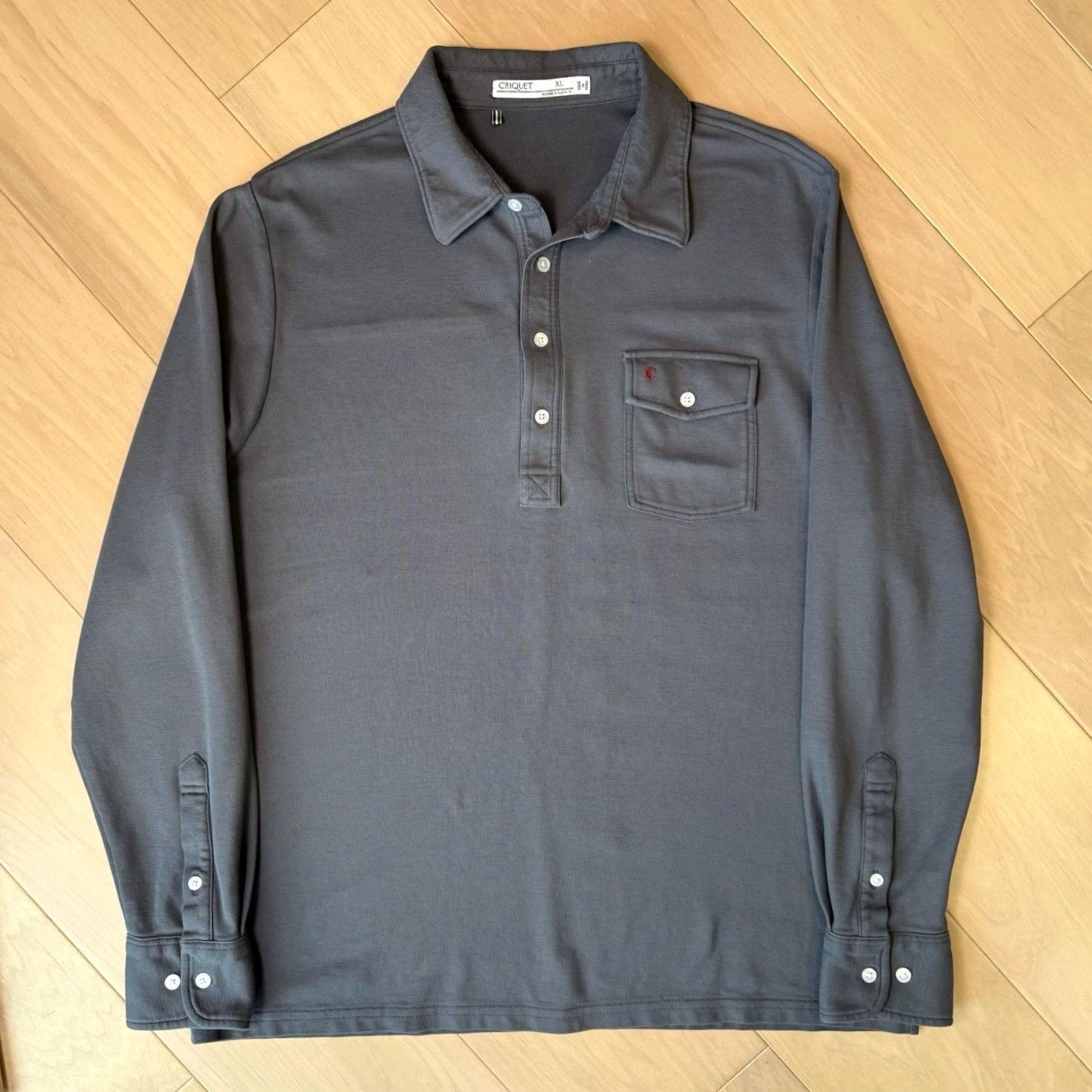 Vintage Criquet Shirt XL Gray Long Sleeve Pima Cotton Button-Up Casual Workwear Mens Vintage Not N/A Size US XL / EU 56 / 4 - 3 Thumbnail