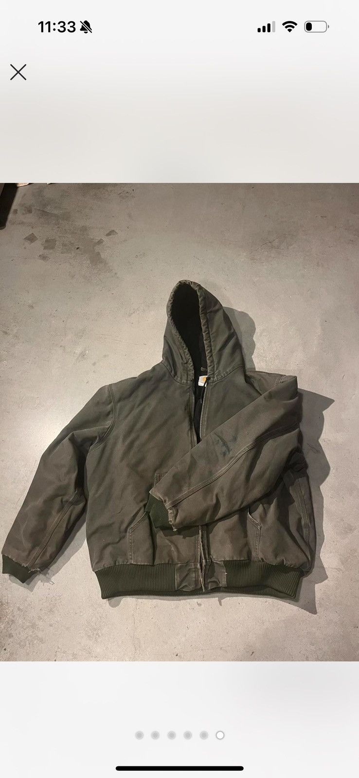 Carhartt Vintage 90s Olive Green Carhartt Detroit Jacket Size XXL Size US XXL / EU 58 / 5 - 1 Thumbnail