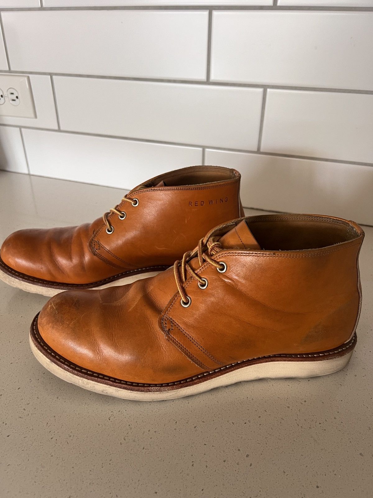 Red Wing Red Wing 2935 Chukka Boots – Oro Tan Leather USA – Size 10D Size US 10 / EU 43 - 2 Thumbnail