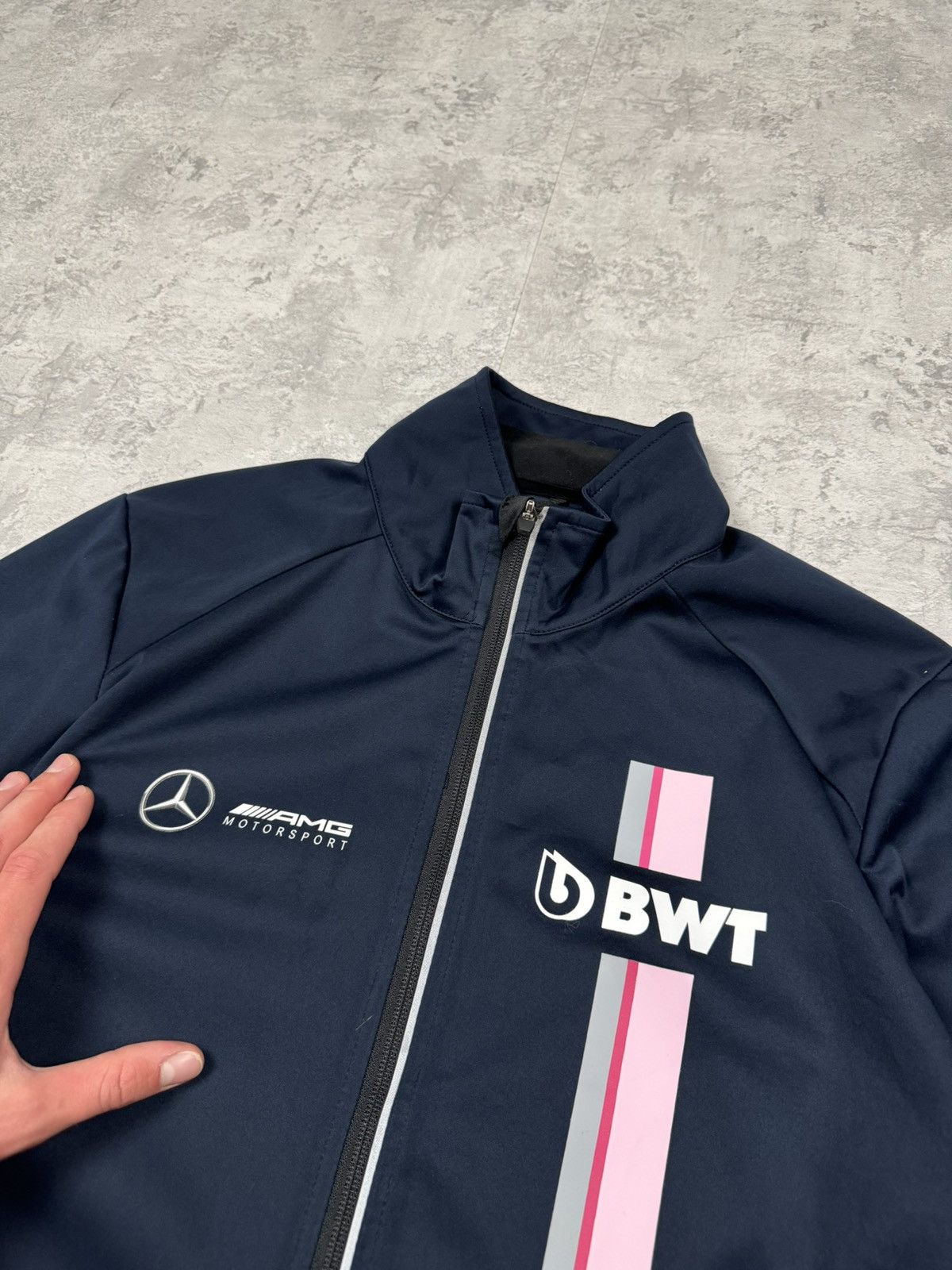 Mercedes-Benz Mercedes AMG Formula One 1 BWT Hakro Racing Track Jacket Size US M / EU 48-50 / 2 - 6 Thumbnail