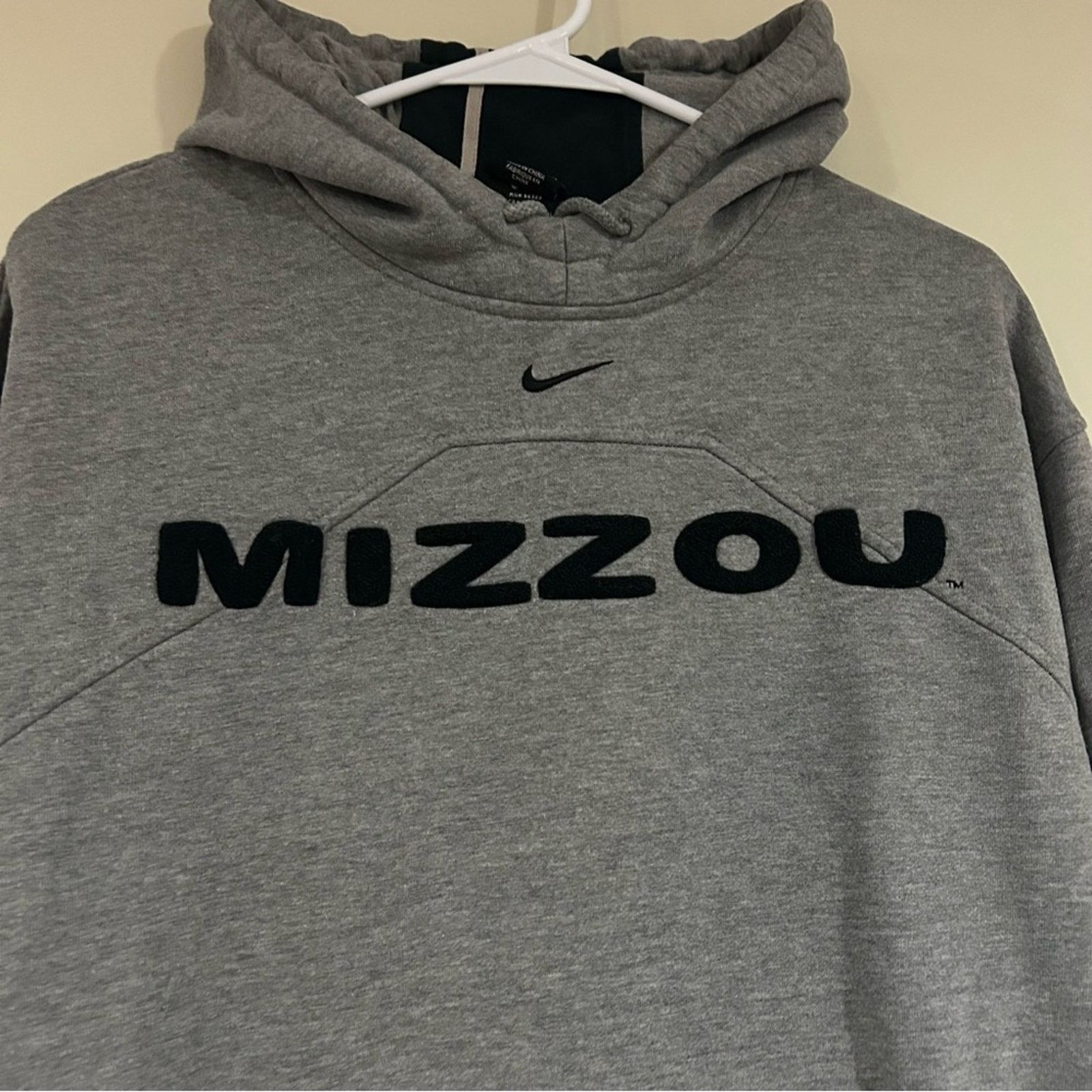 Nike Nike Mizzou Tigers Center Swoosh Hoodie Size US S / EU 44-46 / 1 - 2 Thumbnail
