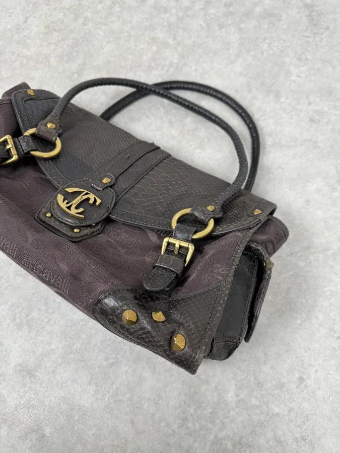 Roberto Cavalli AW2007 Cavalli Propaganda Brown Python Leather Bag Size ONE SIZE - 4 Thumbnail