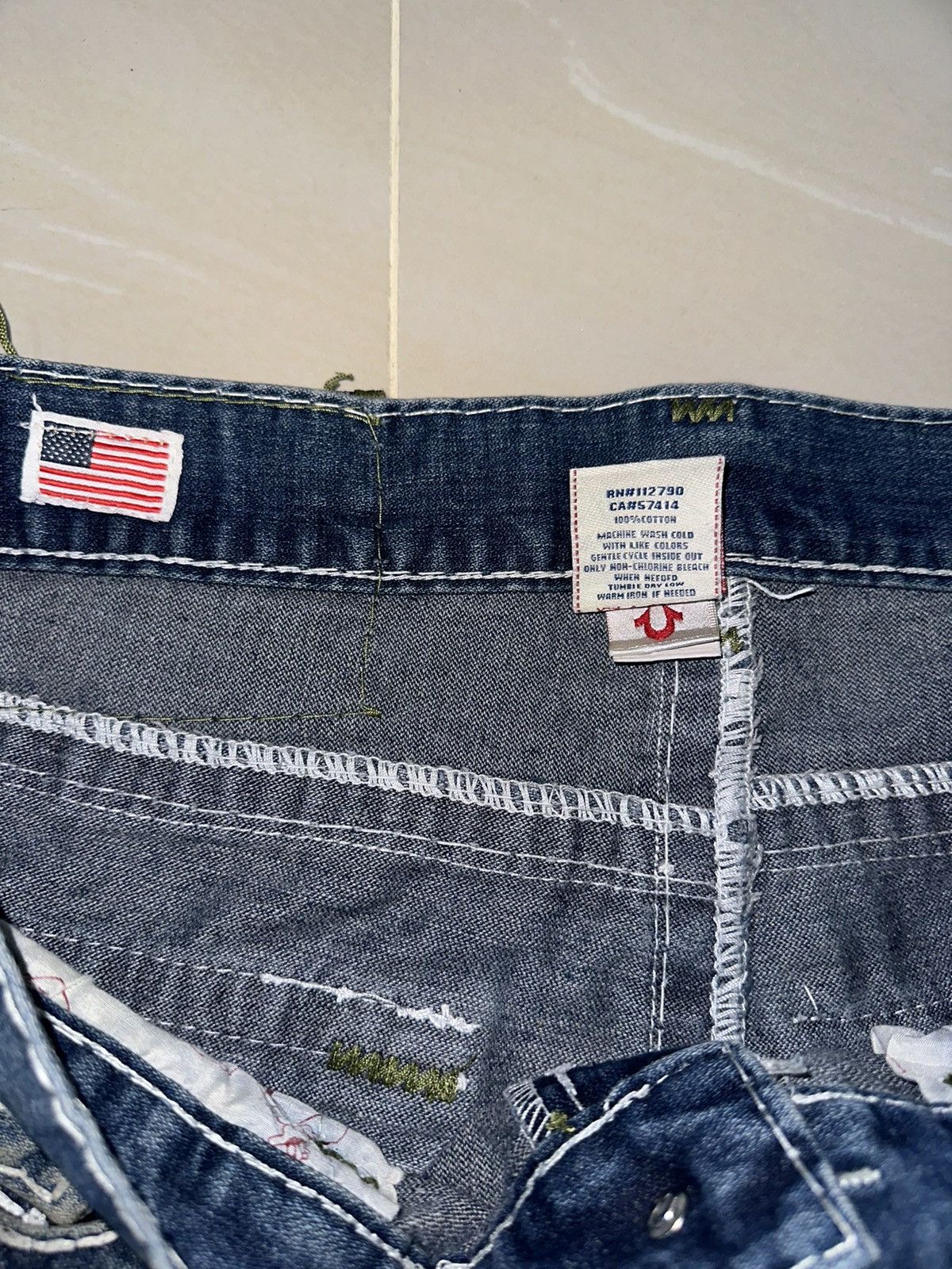 True Religion × Vintage True Religion jeans Size US 32 / EU 48 - 8 Thumbnail