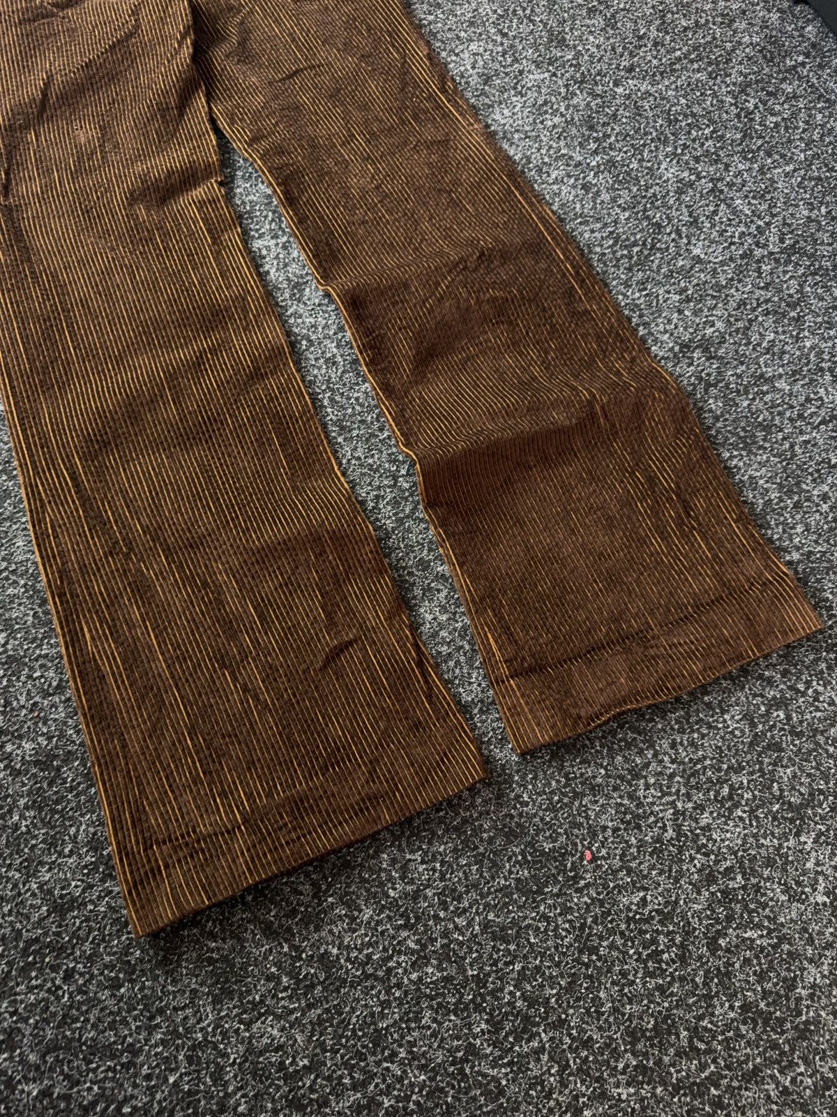 Adolfo Dominguez Adolfo Dominguez 00s Corduroy Wide Leg Pants High Rise Flare Size 25" / US 0 / IT 36 - 15 Thumbnail
