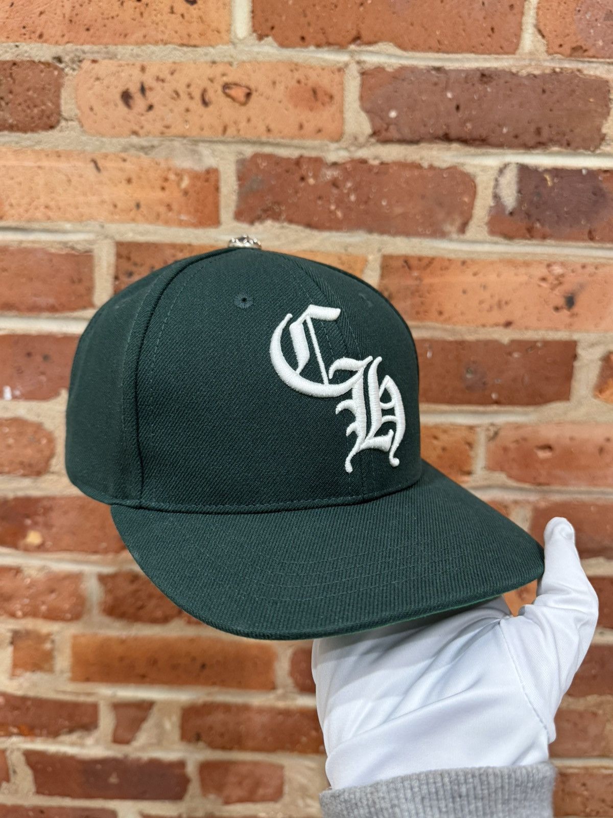 Chrome Hearts Chrome Hearts Forest Green CH Snapback Size ONE SIZE - 1 Thumbnail