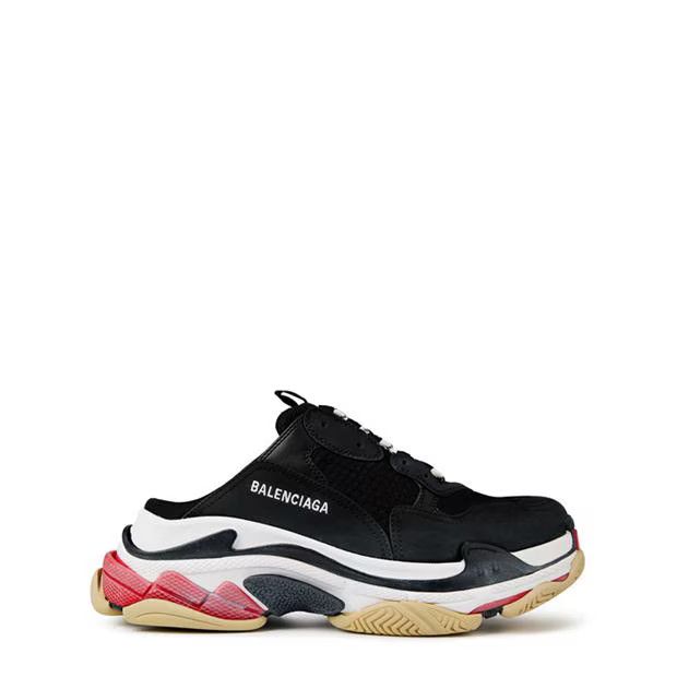 o1g2r1mq0324 Triple S Mules in Multicolor