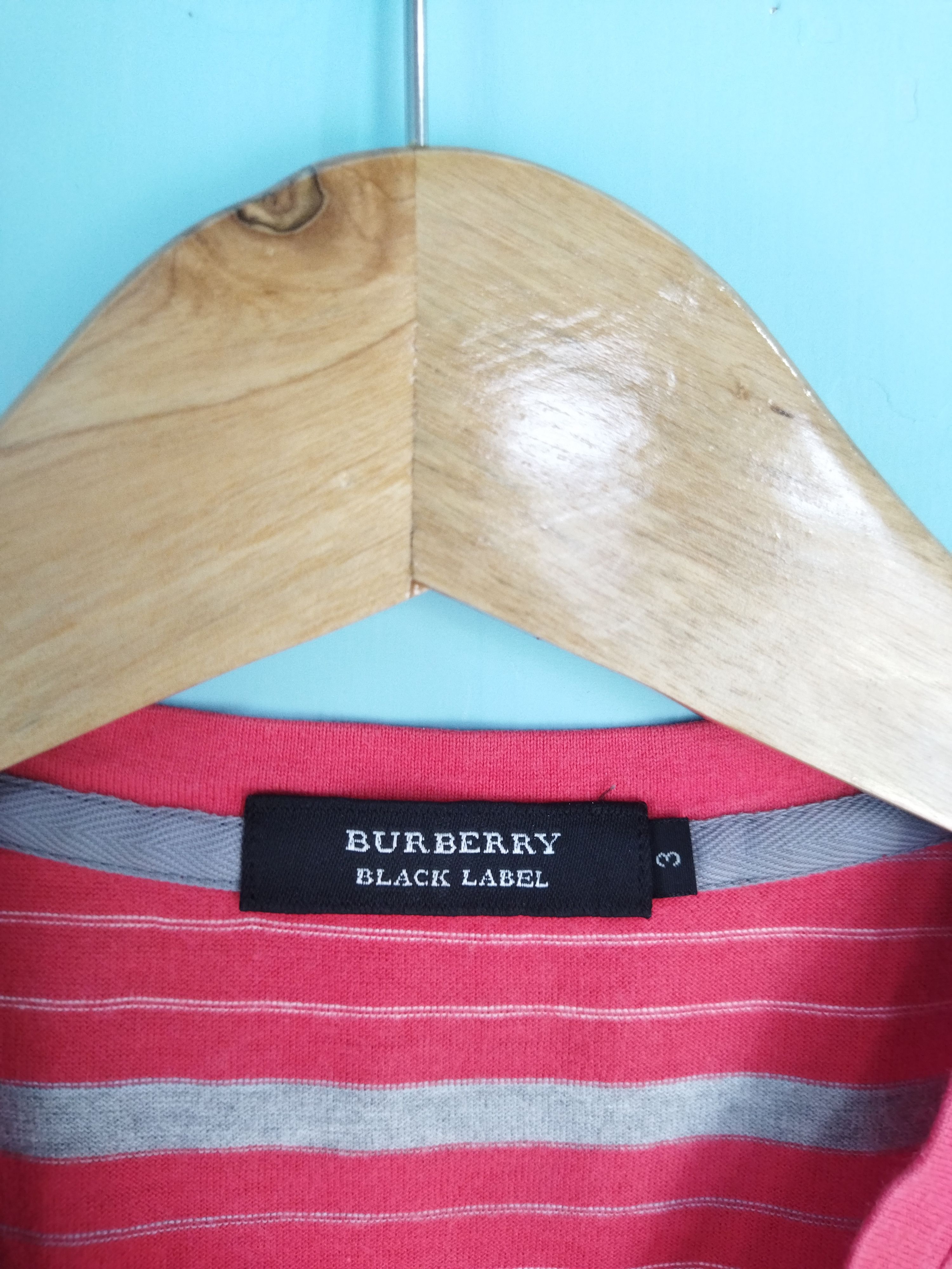 Black Label × Burberry Burberry black label red stripe T-shirt Size US M / EU 48-50 / 2 - 4 Thumbnail