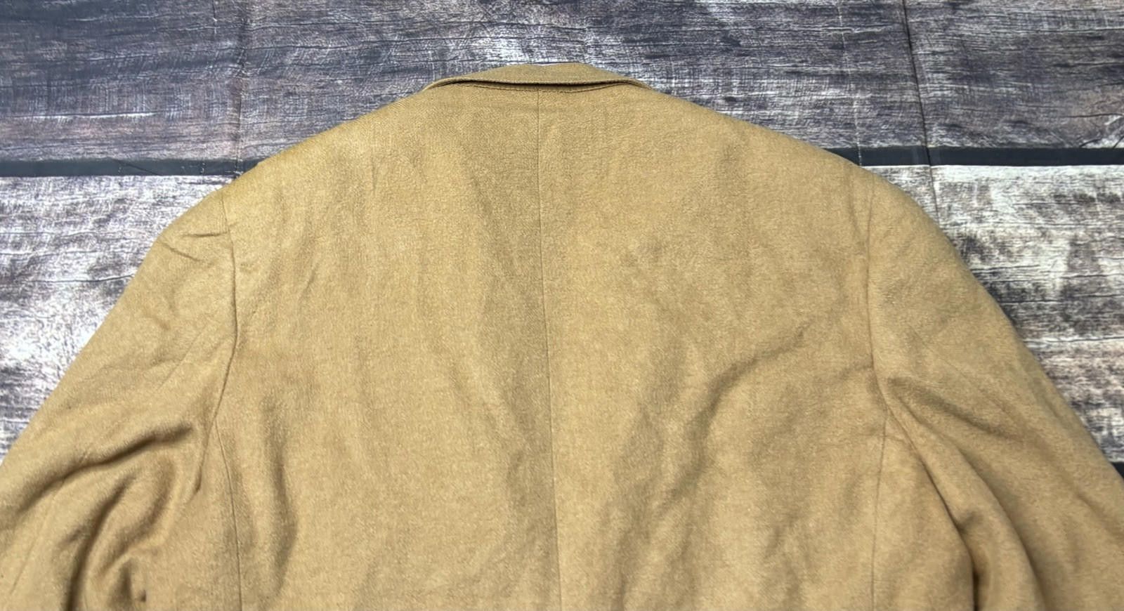 Other Greystone Ltd Blazer Jacket Men's 44 100% Camel Hair Tan VTG Size 44R - 10 Thumbnail