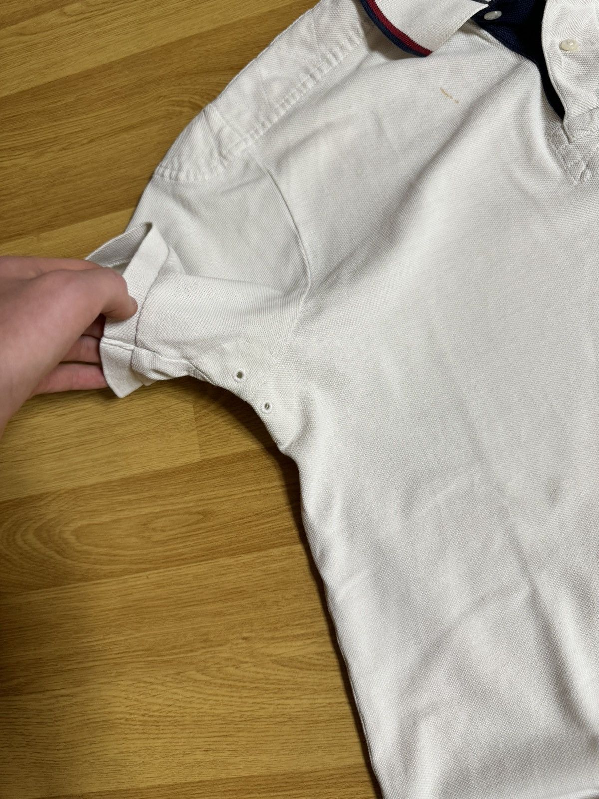 Polo Ralph Lauren × Vintage Vintage Polo Ralph Lauren rugby custom fit y2k polo big logo Size US L / EU 52-54 / 3 - 6 Thumbnail