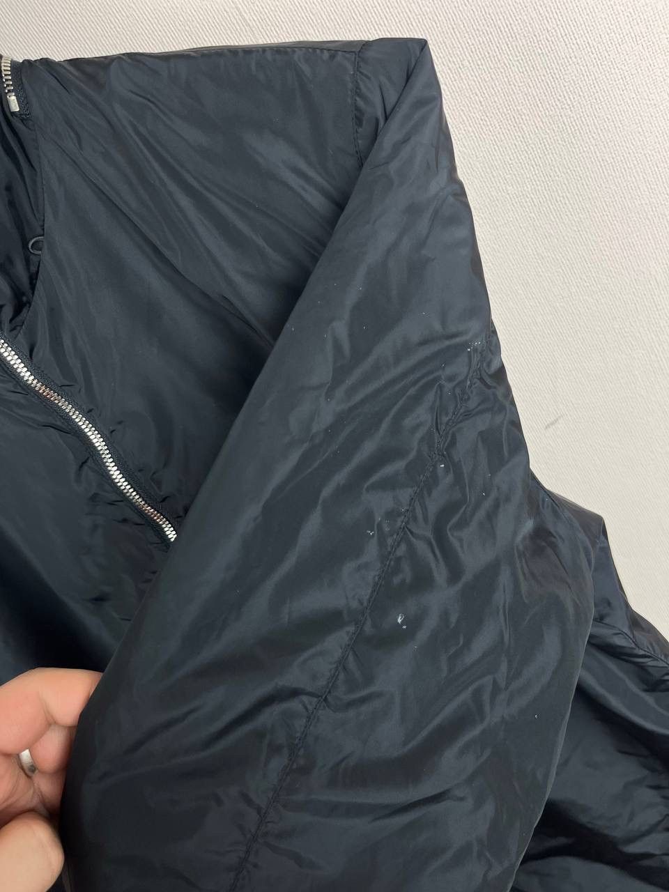 Prada PRADA Black Long Overcoat Men's Size 46 Zipper Logo Accent Size US S / EU 44-46 / 1 - 9 Thumbnail