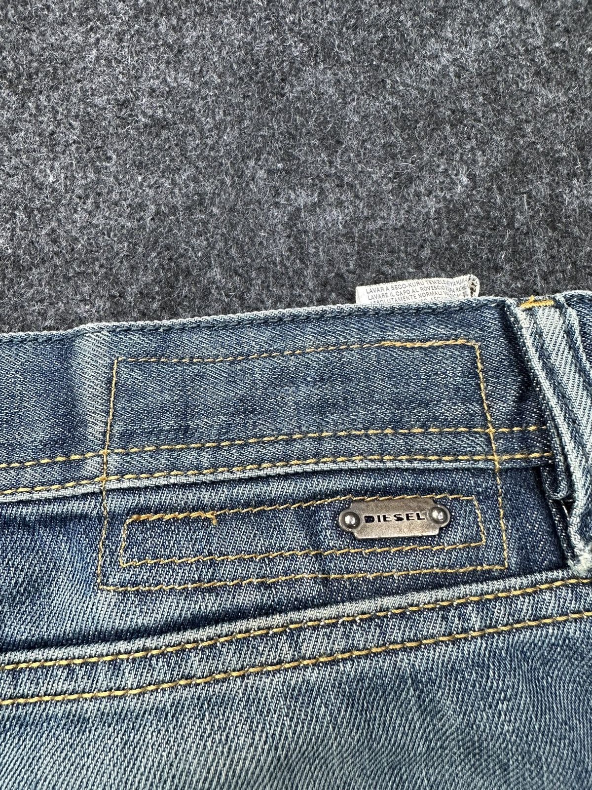 Diesel × Vintage Diesel Turbo Faded Washed Distressed Denim D2 Size US 32 / EU 48 - 15 Thumbnail