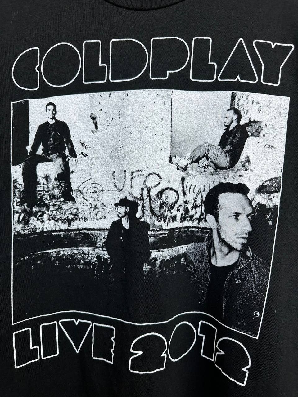 Tultex Coldplay Live 2012 Tour Band T-Shirt Tultex Vintage Rock Tee Size US M / EU 48-50 / 2 - 6 Thumbnail