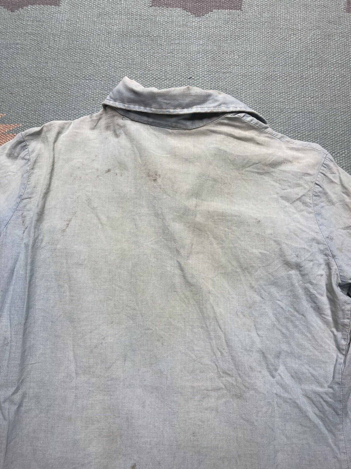 Levi's × Vintage 70s Levi’s chambray shirt orange tab distressed farm medium Size US M / EU 48-50 / 2 - 10 Thumbnail