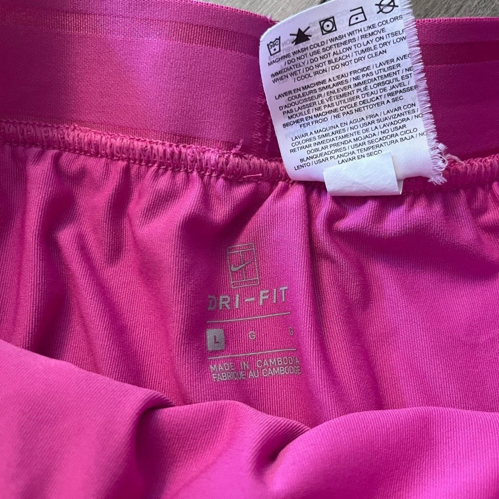 Nike Nike Pink Athletic Workout Skirt Women Large Bin A-17 Size 30" / US 8 / IT 44 - 3 Thumbnail