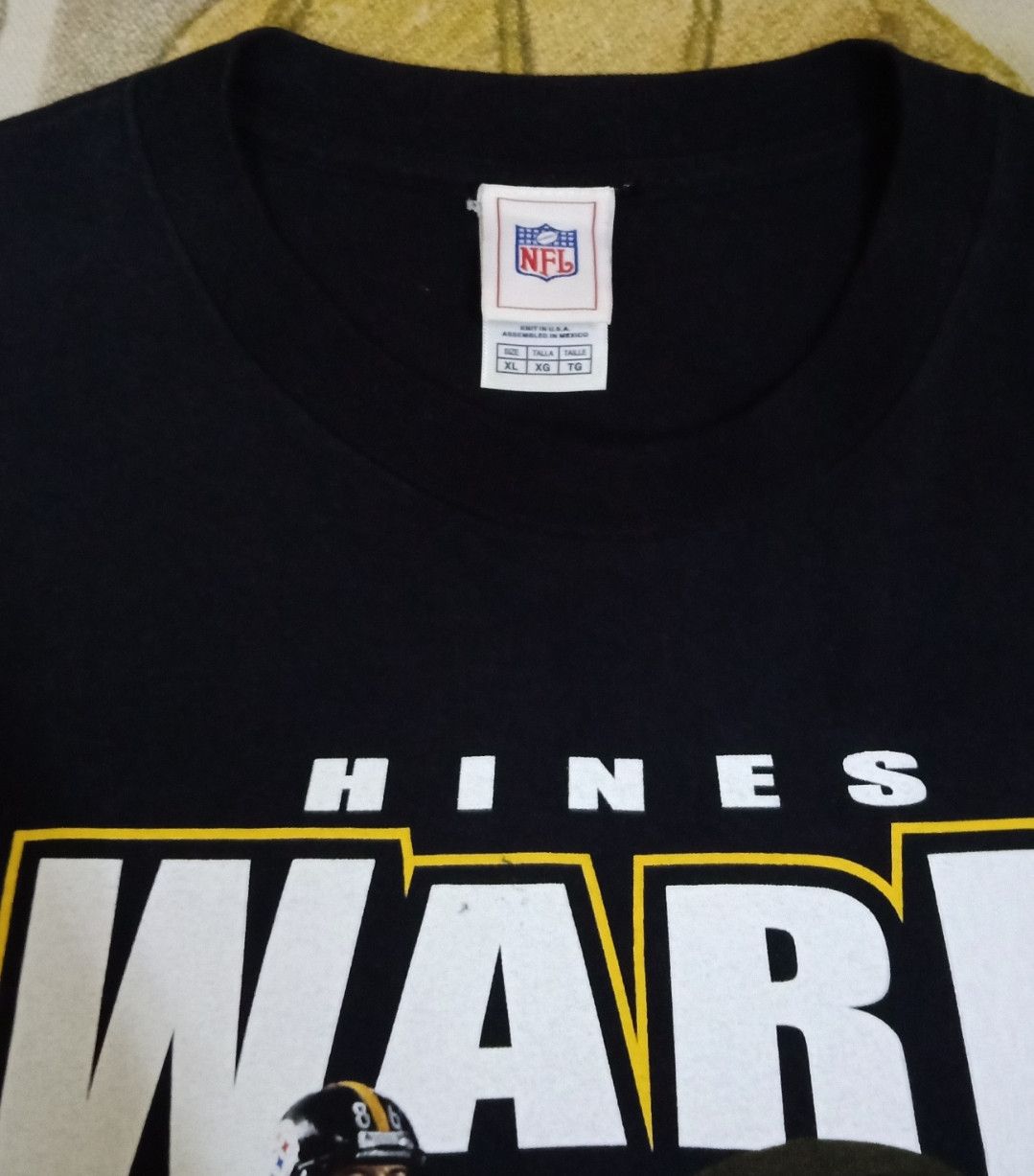 NFL × basketcase gallery Vintage Hines Ward NFL Pittsburgh Steelers T-shirt Size US XL / EU 56 / 4 - 10 Thumbnail