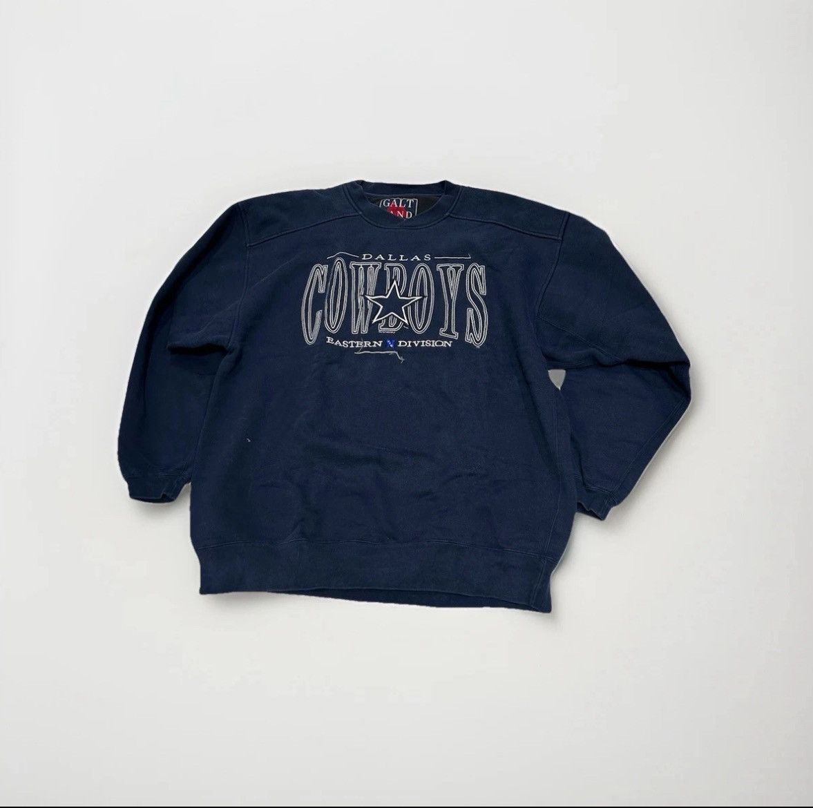 Vintage Dallas Cowboys Vintage 90s Crewneck Sweatshirt Navy Blue Size US XL / EU 56 / 4 - 1 Thumbnail