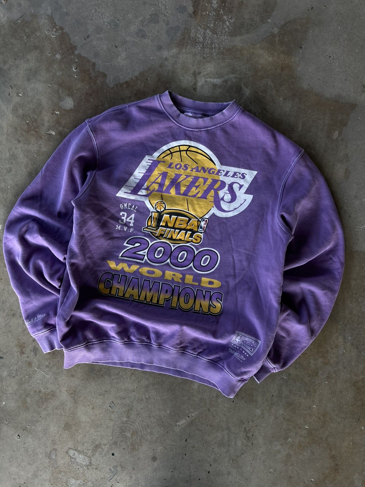 Mitchell & Ness Vintage Style NBA Los Angeles Lakers Sweatshirt Crewneck Size US M / EU 48-50 / 2 - 2 Thumbnail