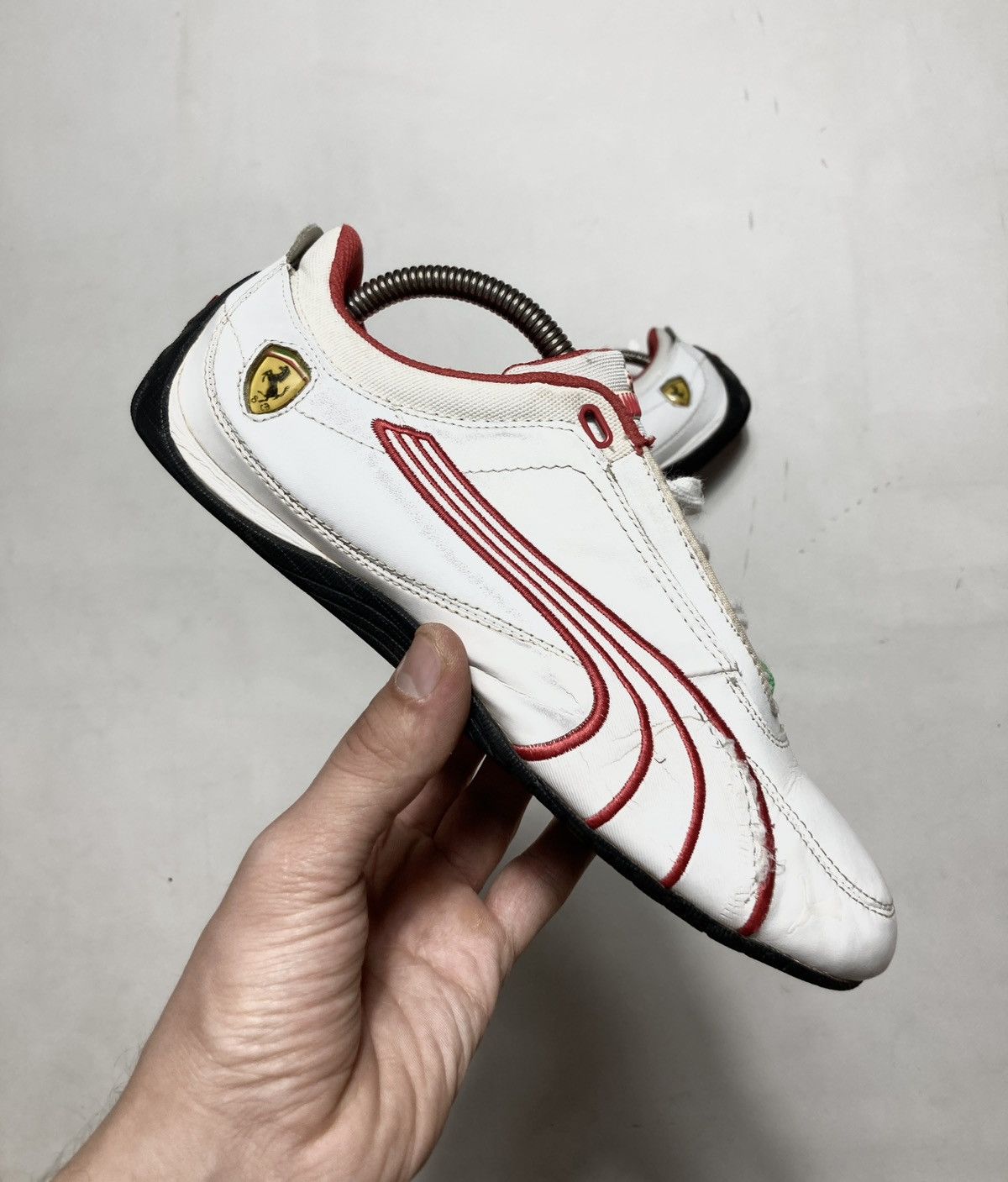 Ferrari Puma Vintage Vintage Puma White Ferrari Sneakers Trainers Grailed