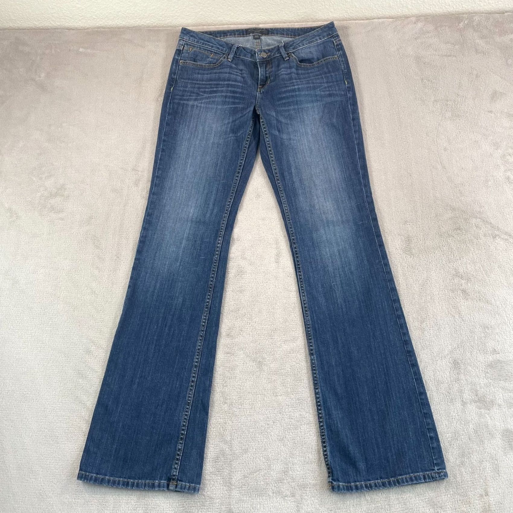 Banana Republic Banana Republic Jeans Women 30x35 Blue Denim Bootcut 5-Pocket Pockets Flap N/A Denim Vintage No Size 30" / US 8 / IT 44 - 3 Thumbnail