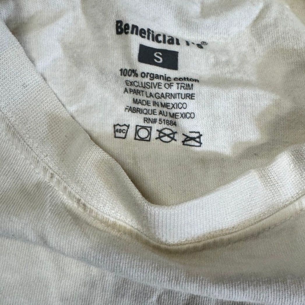 Patagonia VINTAGE Patagonia Mens Beneficial T's Crewneck Hiking T Shirt White World Trout Size S M Size US M / EU 48-50 / 2 - 4 Thumbnail