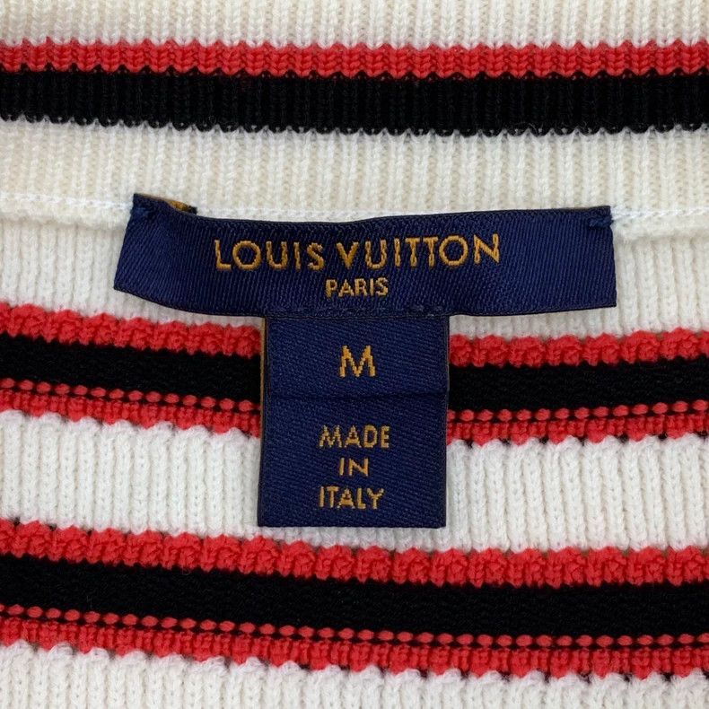 Louis Vuitton Louis Vuitton Color-block striped sheepwool semi-zipped cr Size M / US 6-8 / IT 42-44 - 6 Thumbnail