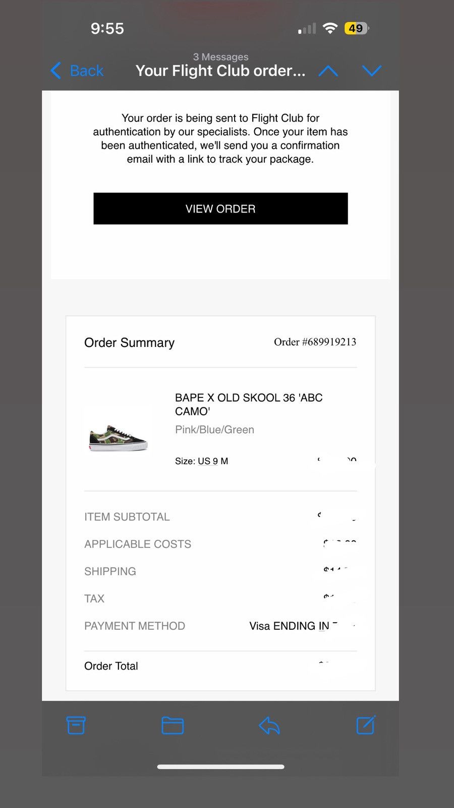Vans Vans x Bape Old Skool 36’ ABC Camo Size US 9 / EU 42 - 9 Thumbnail