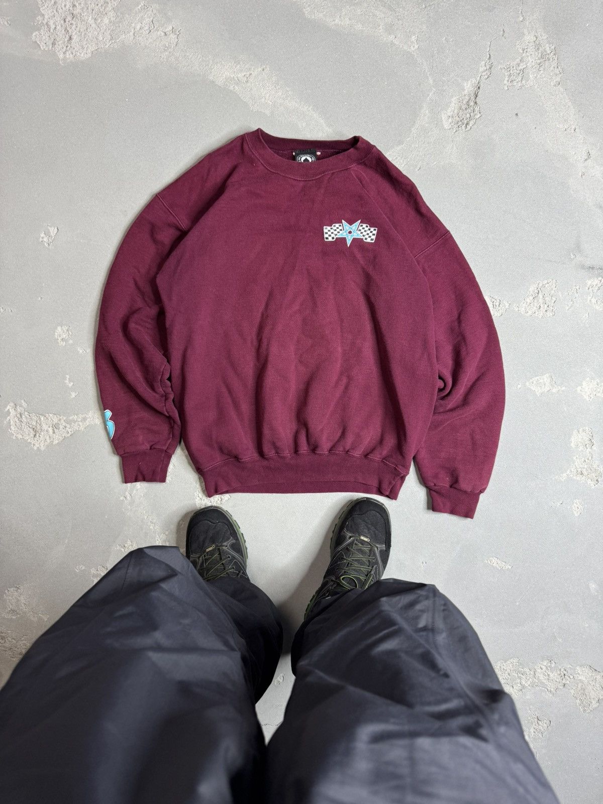 Thrasher × Vintage Thrasher trashed distressed baggy fit skate sweatshirt Size US M / EU 48-50 / 2 - 1 Thumbnail