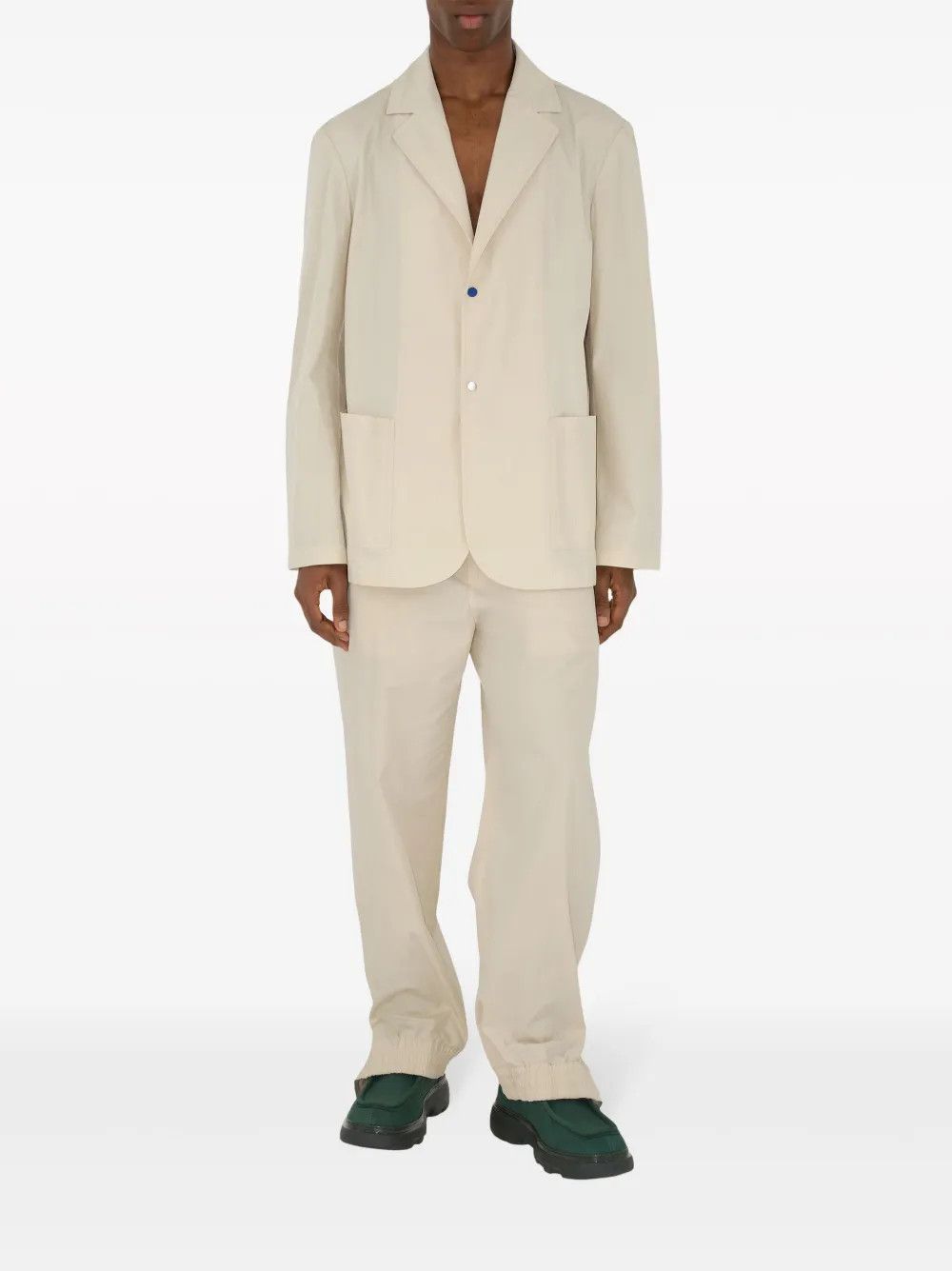 Burberry o1y0426 Blazer in Beige Size US L / EU 52-54 / 3 - 2 Thumbnail