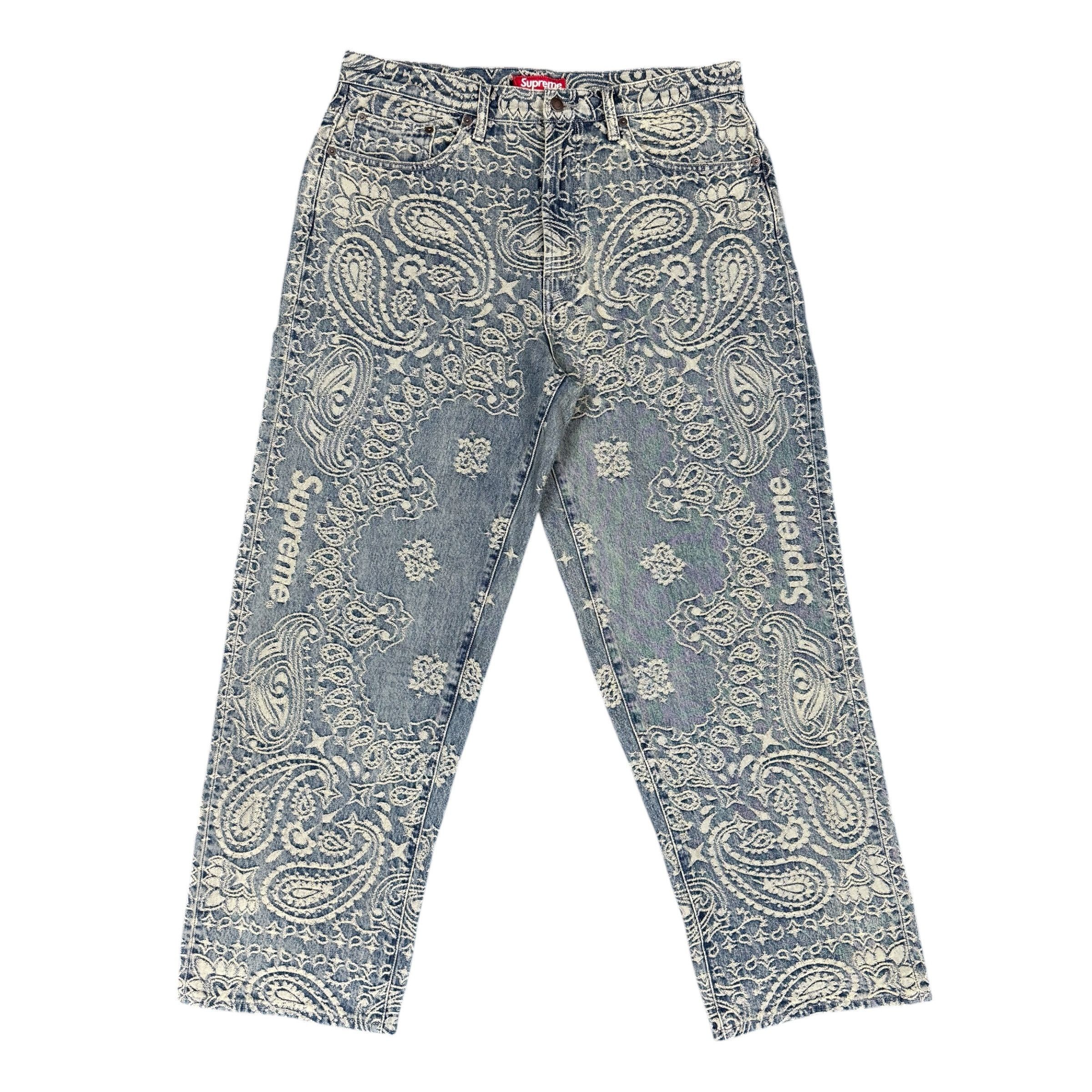 Streetwear × Supreme Supreme Baggy Jeans - Dirty Indigo | Grailed