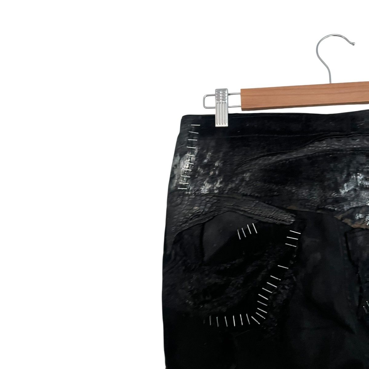 Japanese Brand 1vfudie multi leather staple pants Size US 30 / EU 46 - 9 Thumbnail