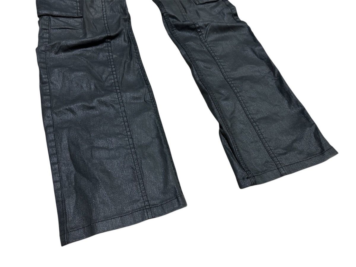 Nicole Club 🔥Y2K Archived Nicole Club For Men Waxed Cargo Pants Goth Size US 30 / EU 46 - 4 Thumbnail