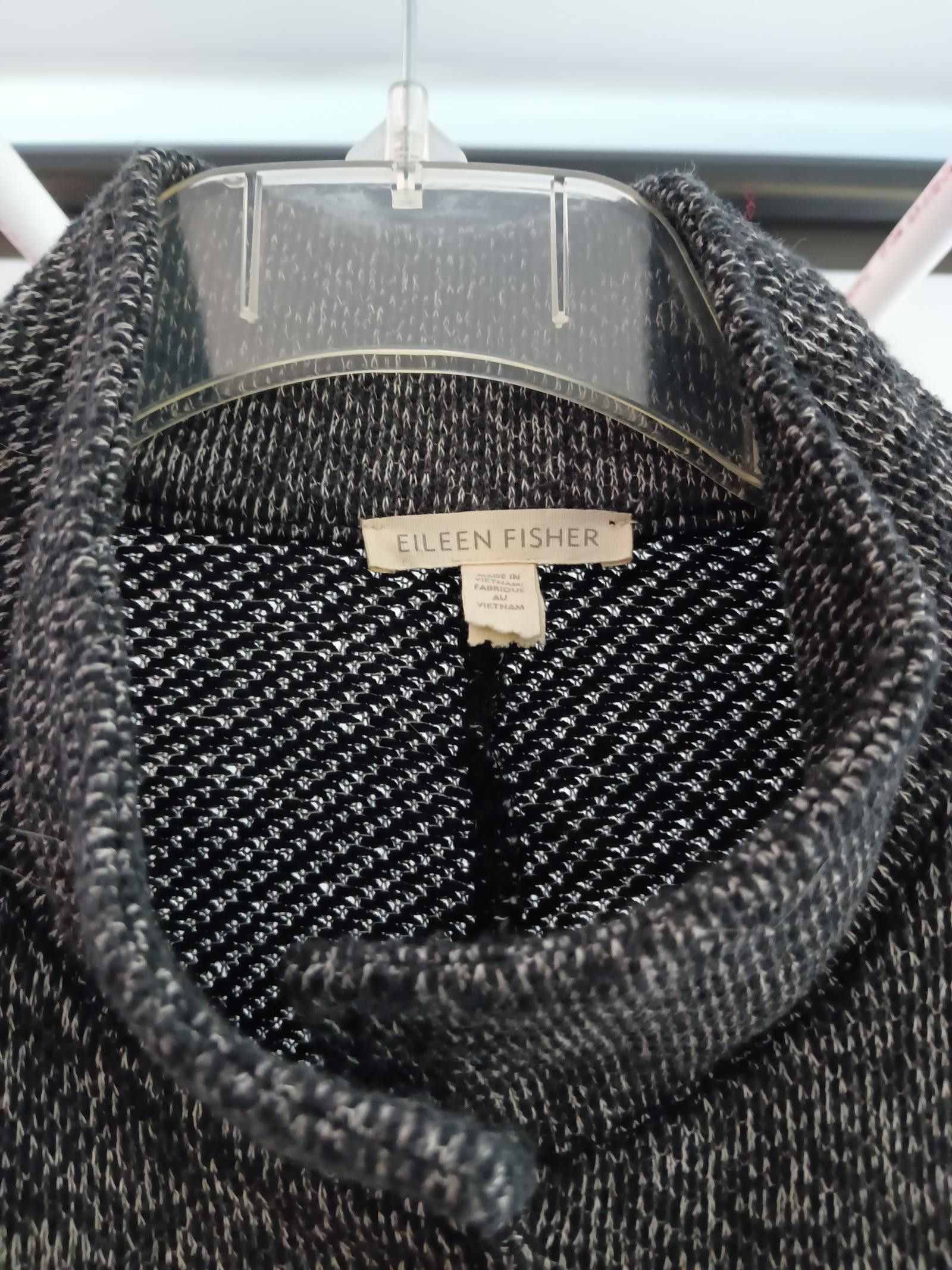 Eileen Fisher Eileen Fisher Women's Cozy Knit Zip Jacket Size M / US 6-8 / IT 42-44 - 2 Thumbnail