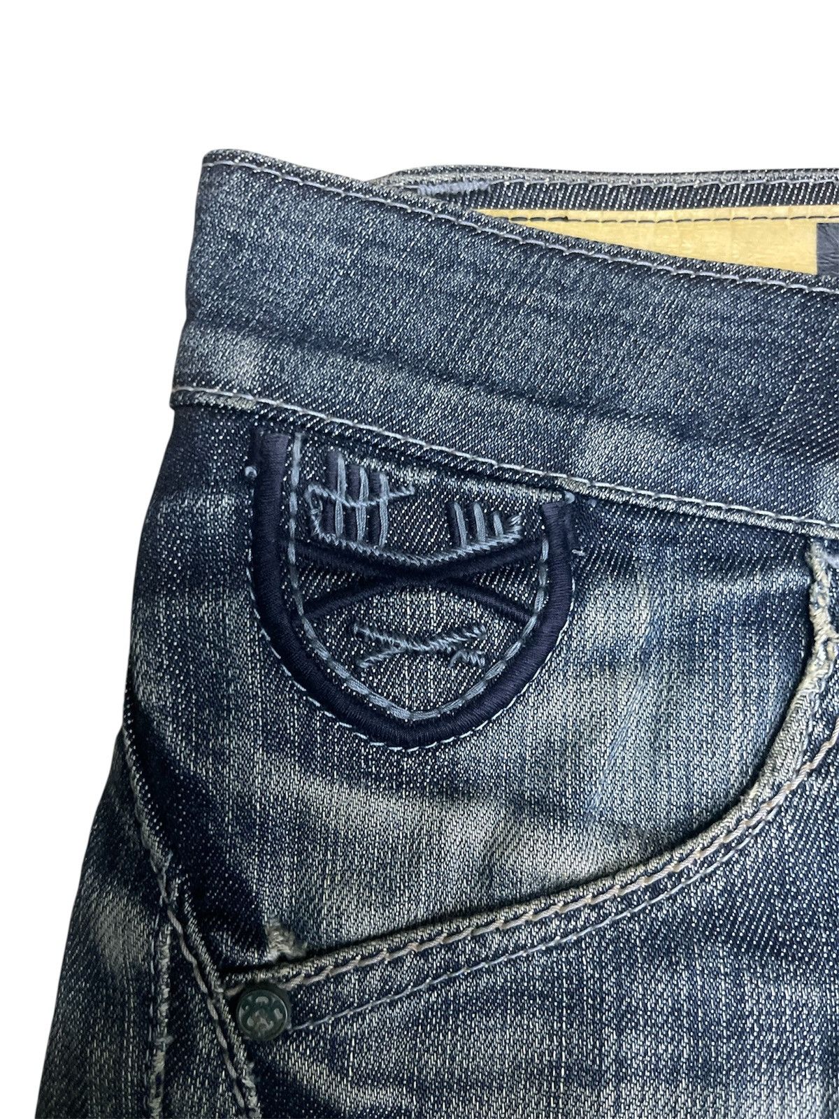 Marithe + Francois Girbaud MFG Marithe Francois Girbaud M7-1343 Distressed Jeans Size US 30 / EU 46 - 4 Thumbnail