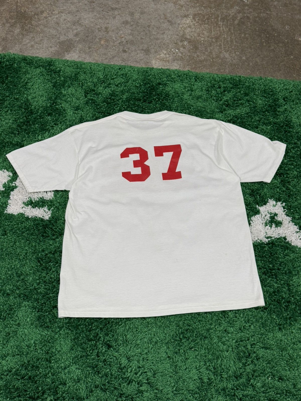 Vintage Showcase 1994 94 Colosseum Stadium Red Tee White XL Jerzees Size US XL / EU 56 / 4 - 5 Thumbnail