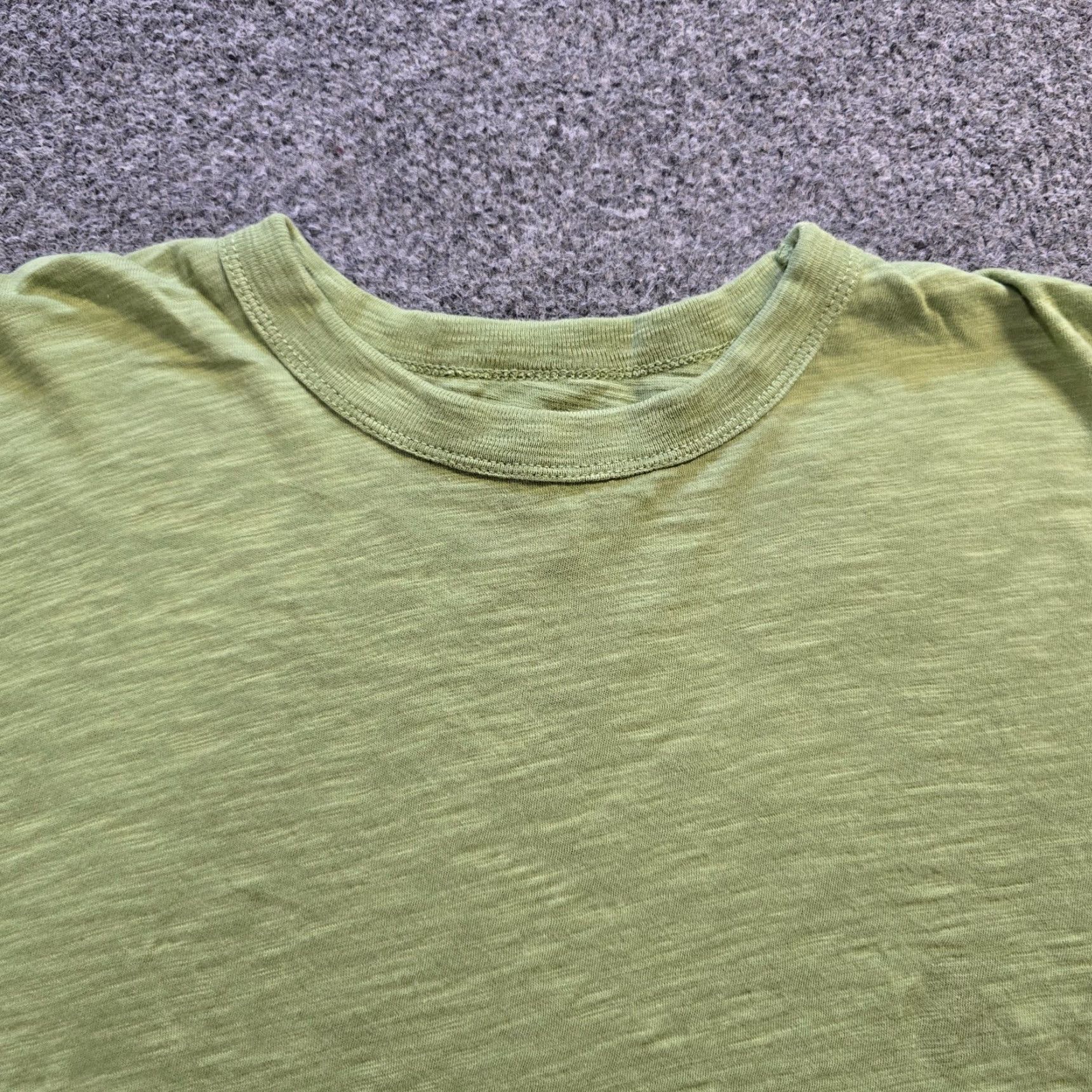 Madewell Madewell Top Womens Size Medium Green Slub Knit Long Sleeve Capsule Minimalist Shirt Size M / US 6-8 / IT 42-44 - 2 Thumbnail