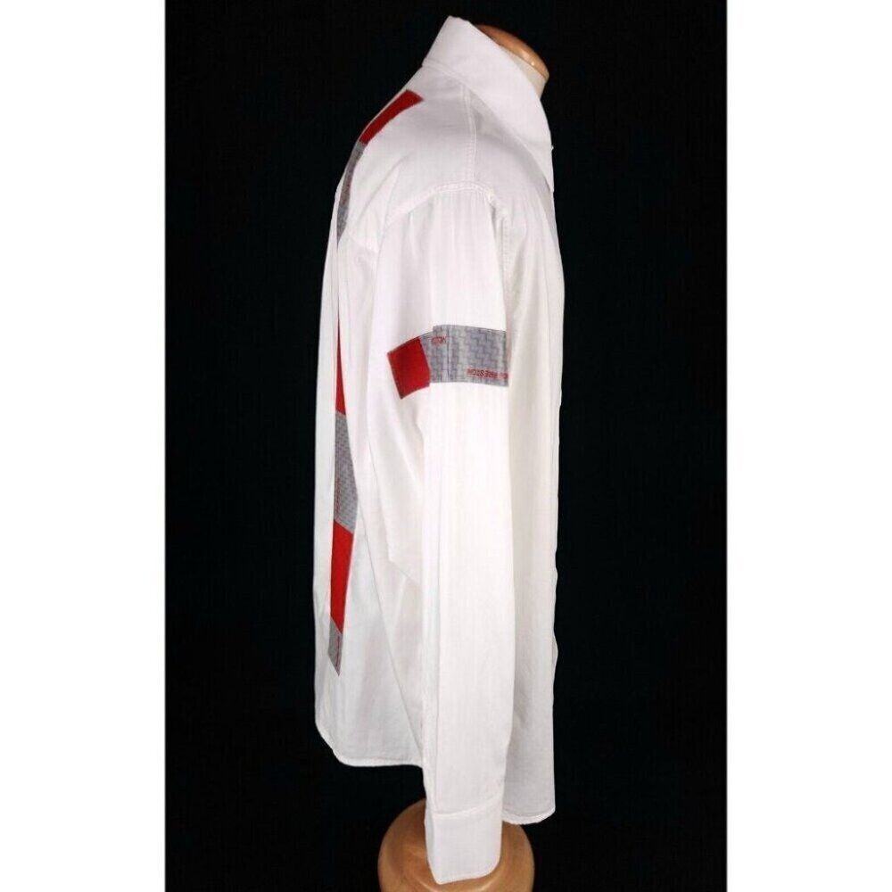 Heron Preston Heron Preston Cotton Twill Poplin Shirt M Mens White Size US M / EU 48-50 / 2 - 7 Thumbnail