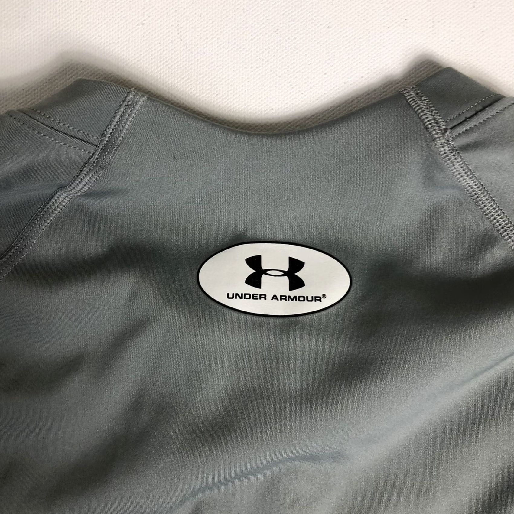 Under Armour Under Armour Mens Long Sleeve 1/4 Zip Performance Shirt Small Gray Orange C209 Size US S / EU 44-46 / 1 - 5 Thumbnail