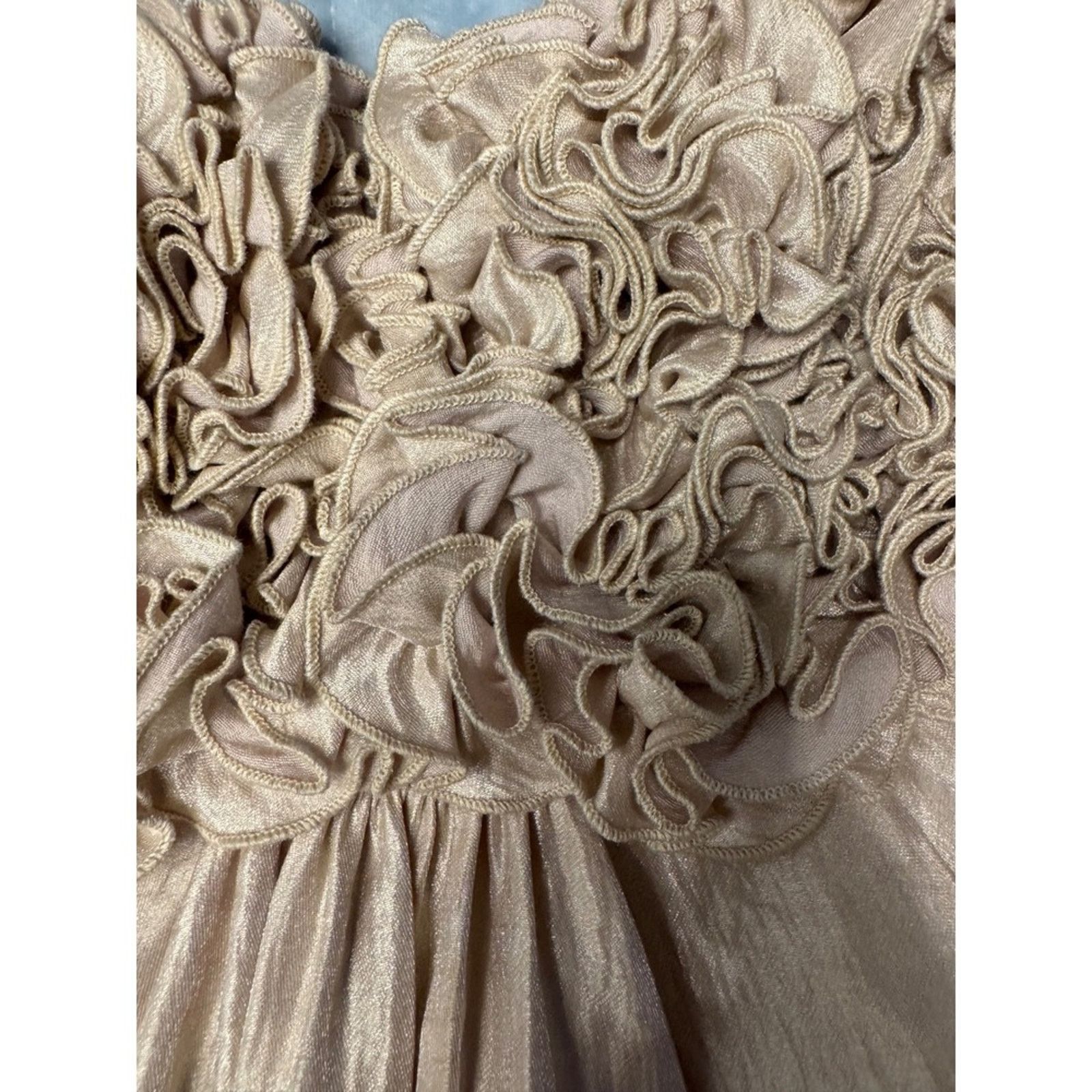 & Other Stories Alexia Admor Strapless Ruffled Embellished Cocktail Dress Size M / US 6-8 / IT 42-44 - 3 Thumbnail