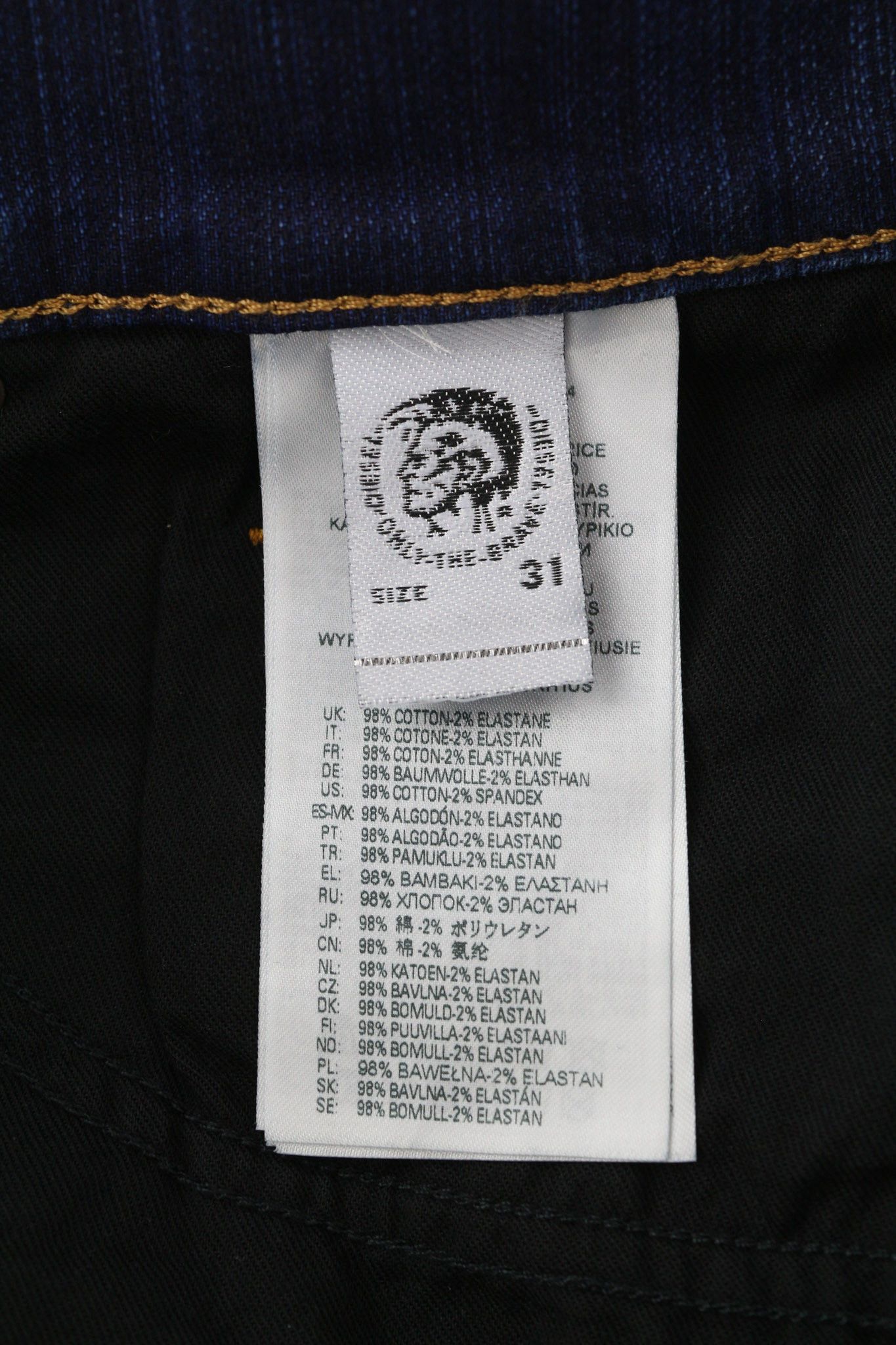 Diesel TEPPHAR 0098N W31/L32 Slim Ripped Blue Jeans 40195 Size US 31 - 9 Thumbnail