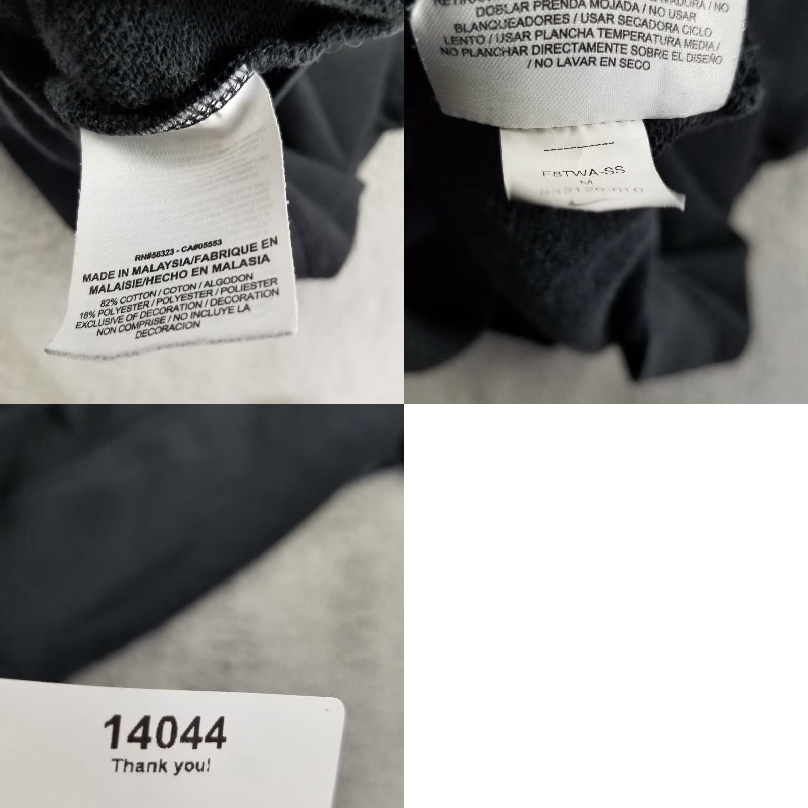 Nike Nike Sportswear Black Crew Sweatshirt Women Medium Casual Athleisure Graphic Print Size M / US 6-8 / IT 42-44 - 8 Thumbnail
