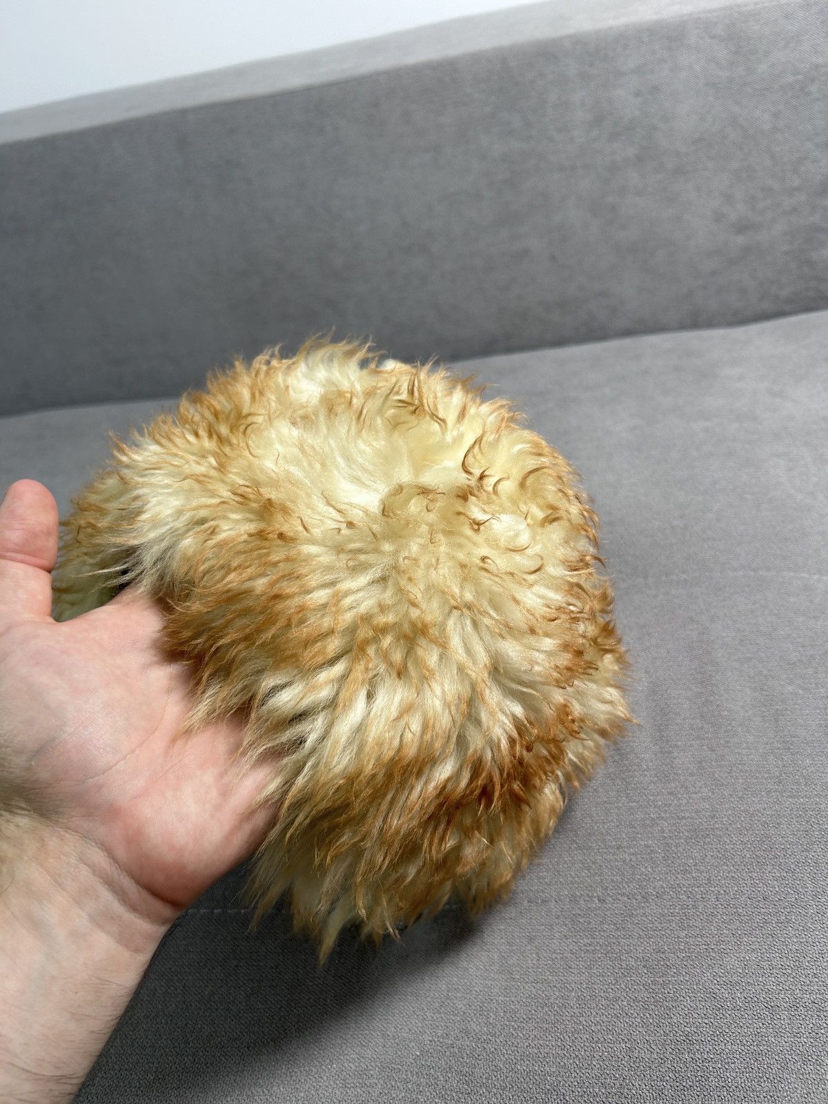 Japanese Brand × Vintage Vintage Y2K AvantGarde faux fur hat streetwear one size Size ONE SIZE - 6 Thumbnail