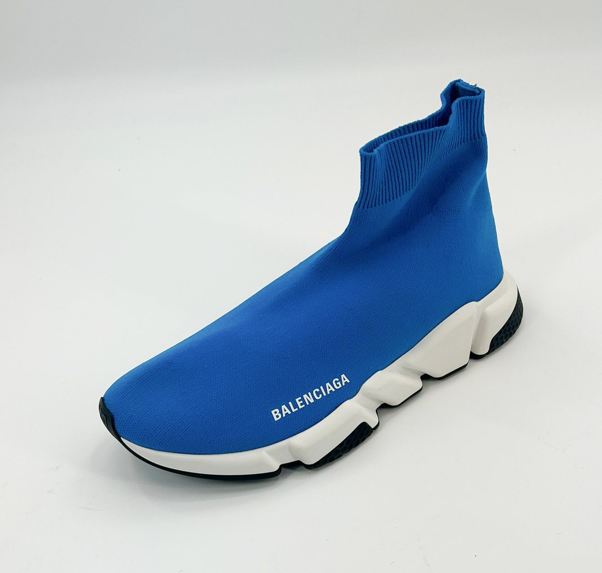 Balenciaga Balenciaga Speed Trainer 'Indigo White Black' Size US 8 / EU 41 - 2 Thumbnail