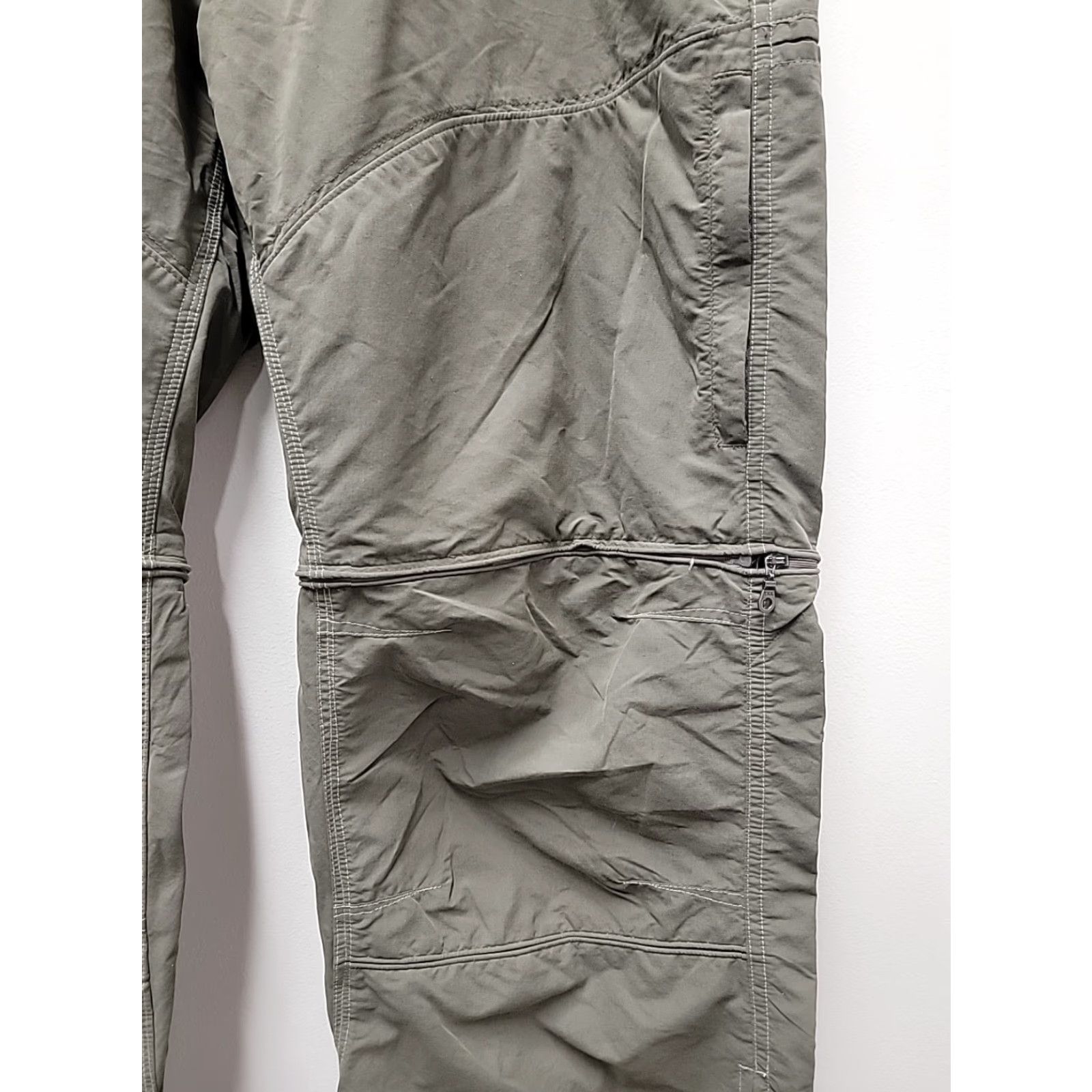 Vintage KUHL Liberator Convertible Pants Stealth Zip Off System Mens 36x32 Nylon Green Cargo Size 36x32 Size US 36 / EU 52 - 6 Thumbnail